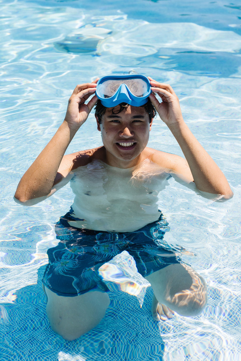 Tie Dye Adult Swim Mask