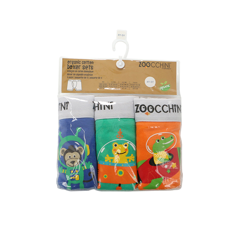 3 Piece Organic Boxers - Space Force