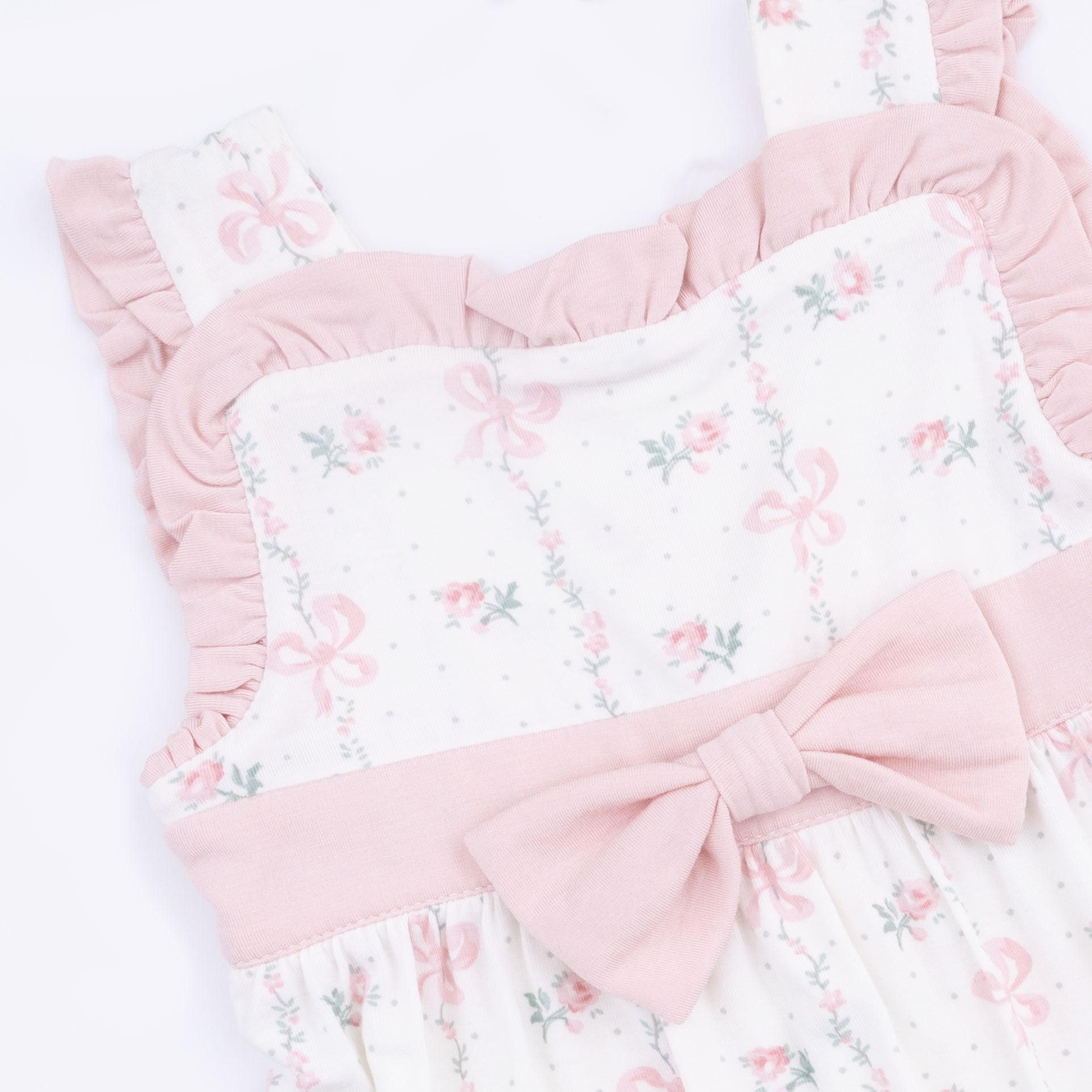 Dainty Buds And Bows - Bow Playsuit