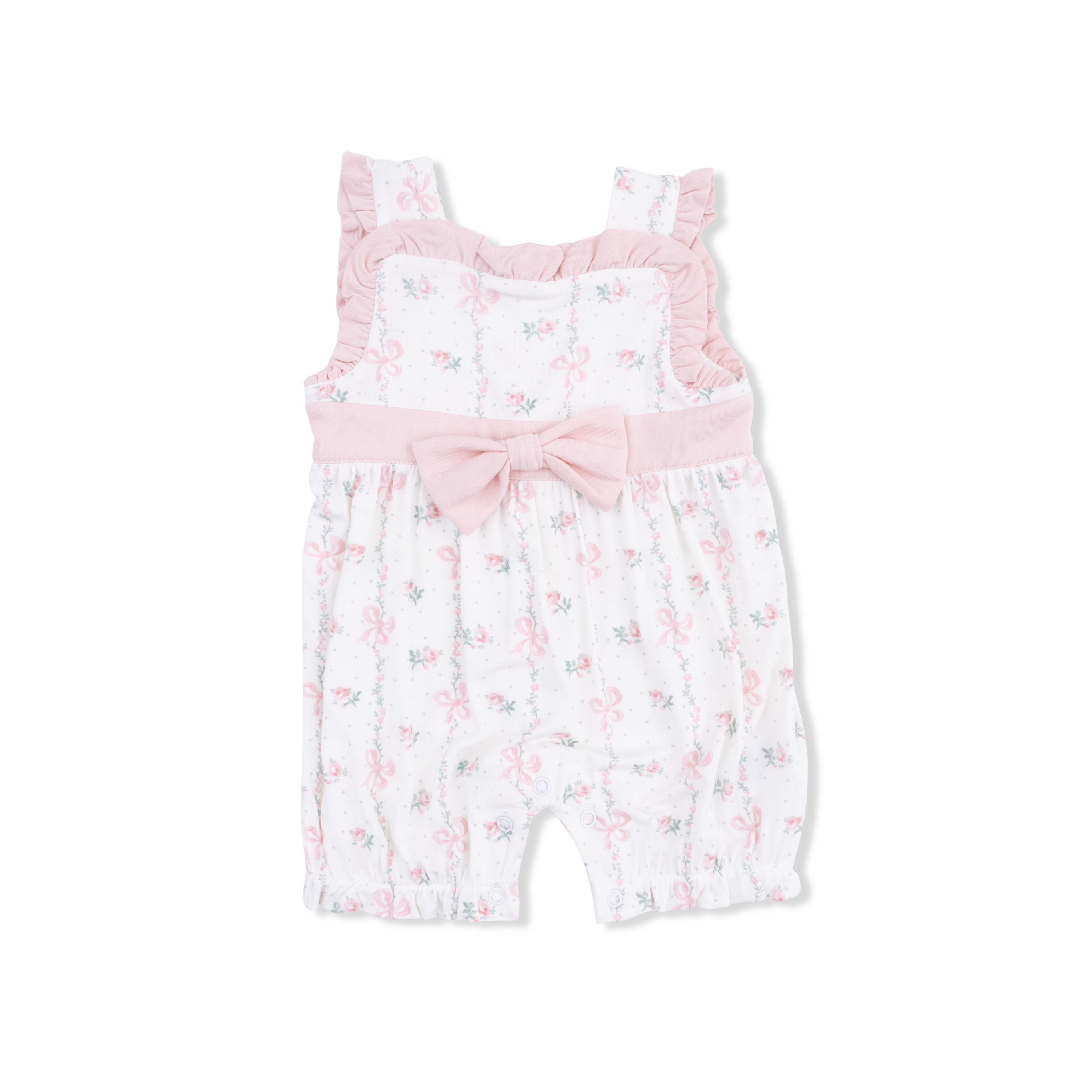 Dainty Buds And Bows - Bow Playsuit