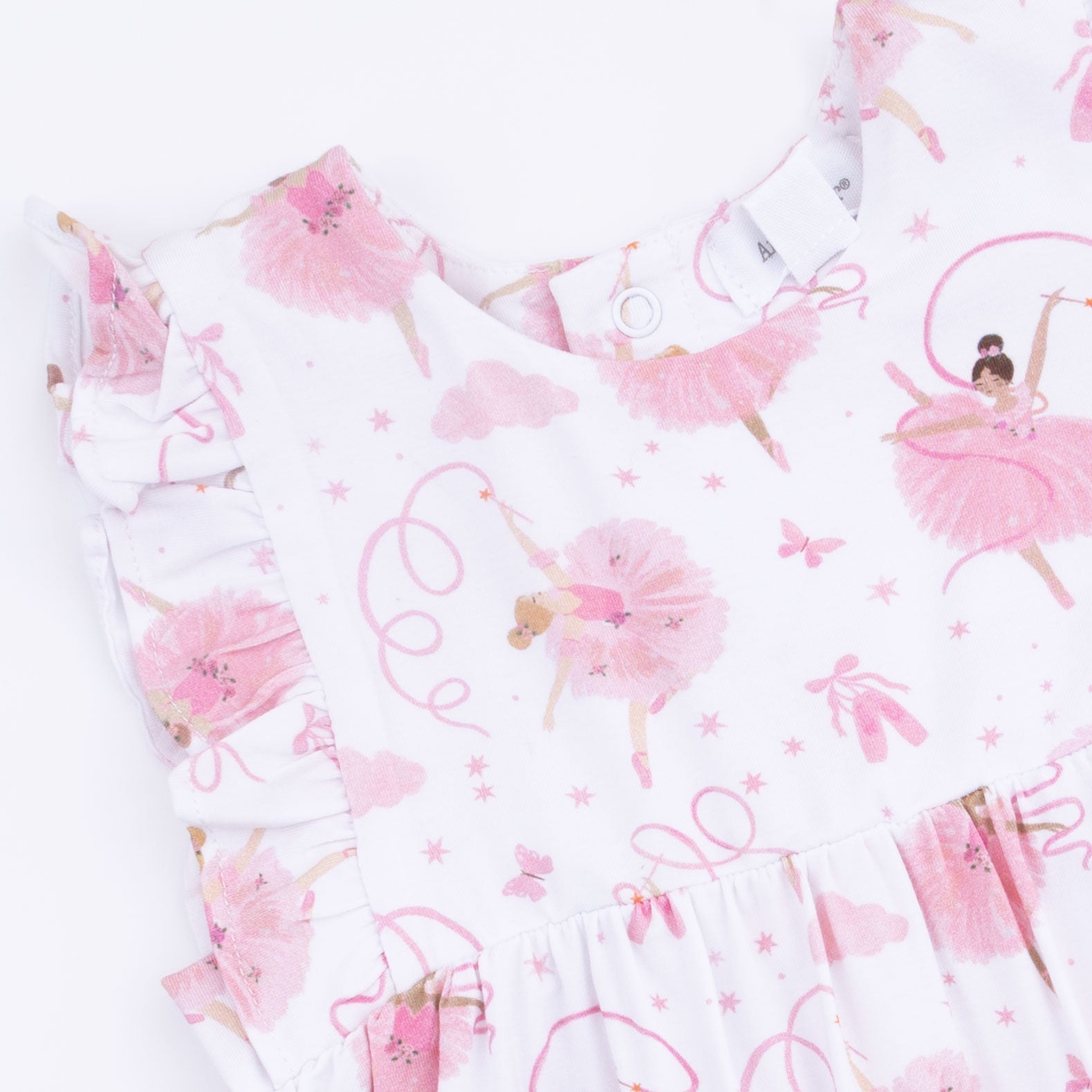 Ribbon Ballerinas - Ruffle Playsuit
