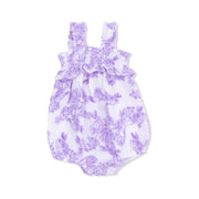 Lilac Floral  - Ruffly Strap Bubble