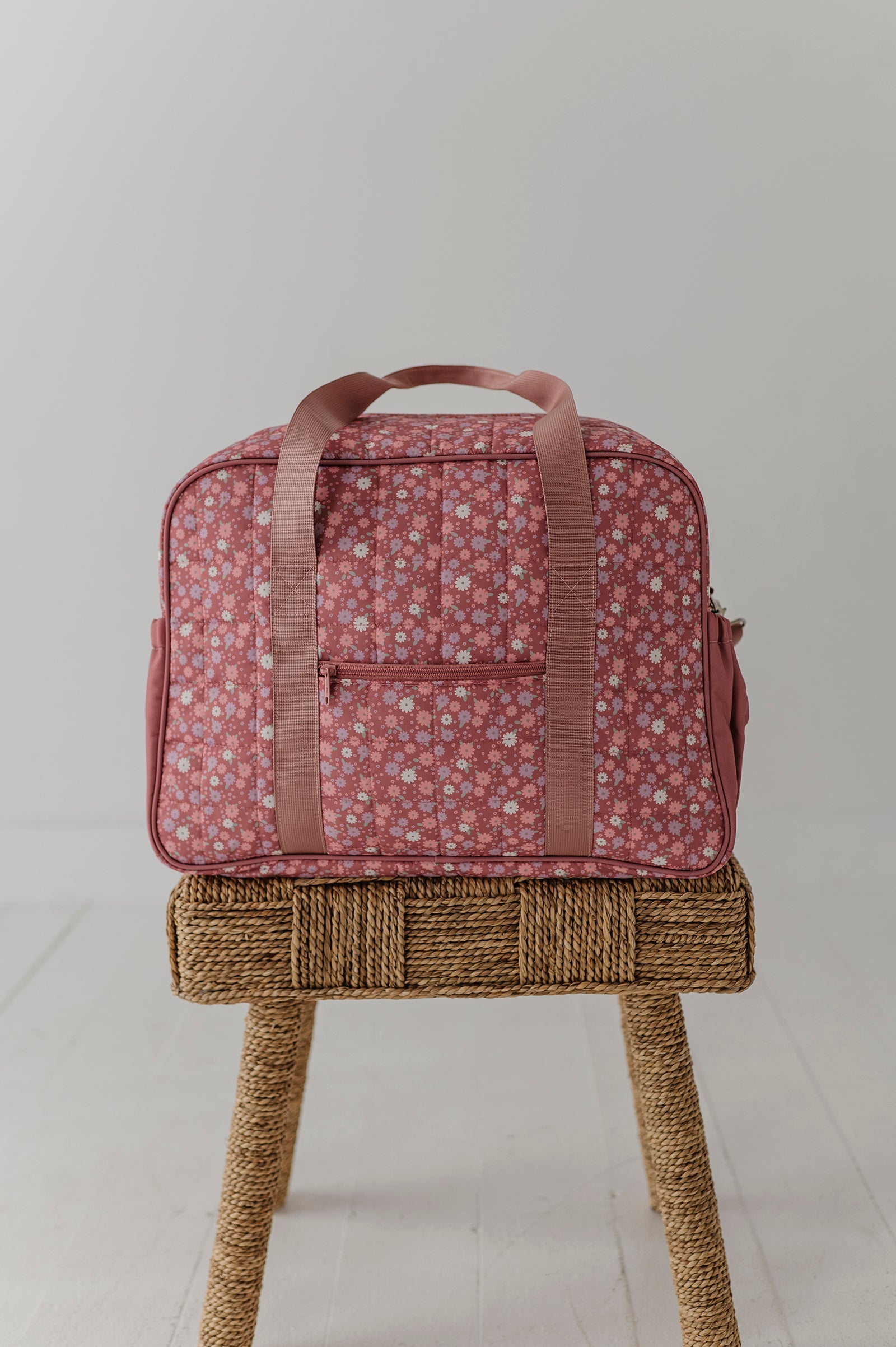 Overnight Bag In Tiny Petals