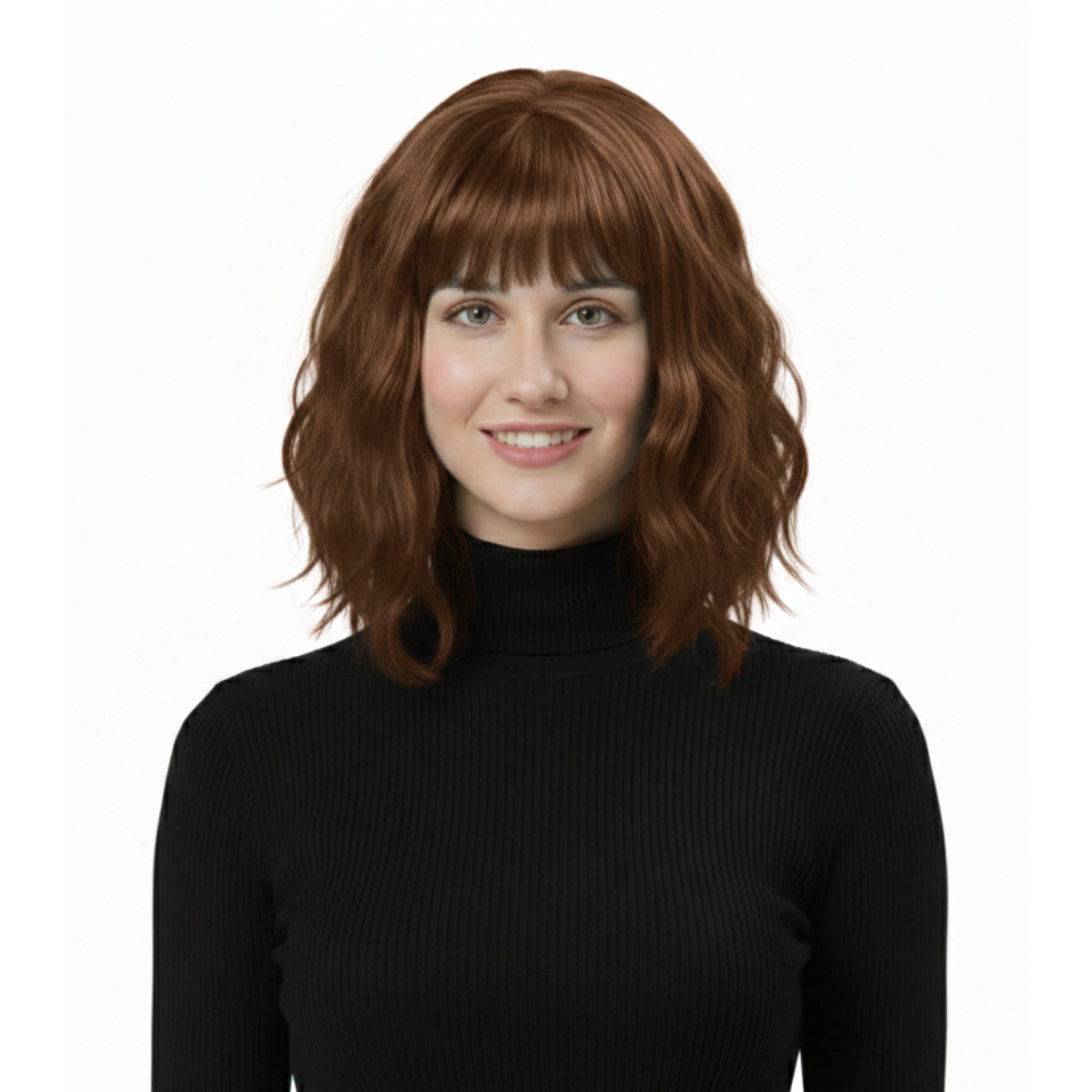 Short Wavy Bob Wig