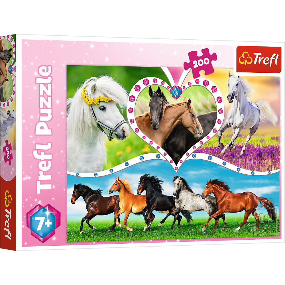 Kids 200pc Beautiful Horses Puzzle