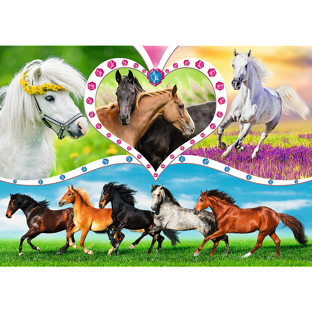 Kids 200pc Beautiful Horses Puzzle