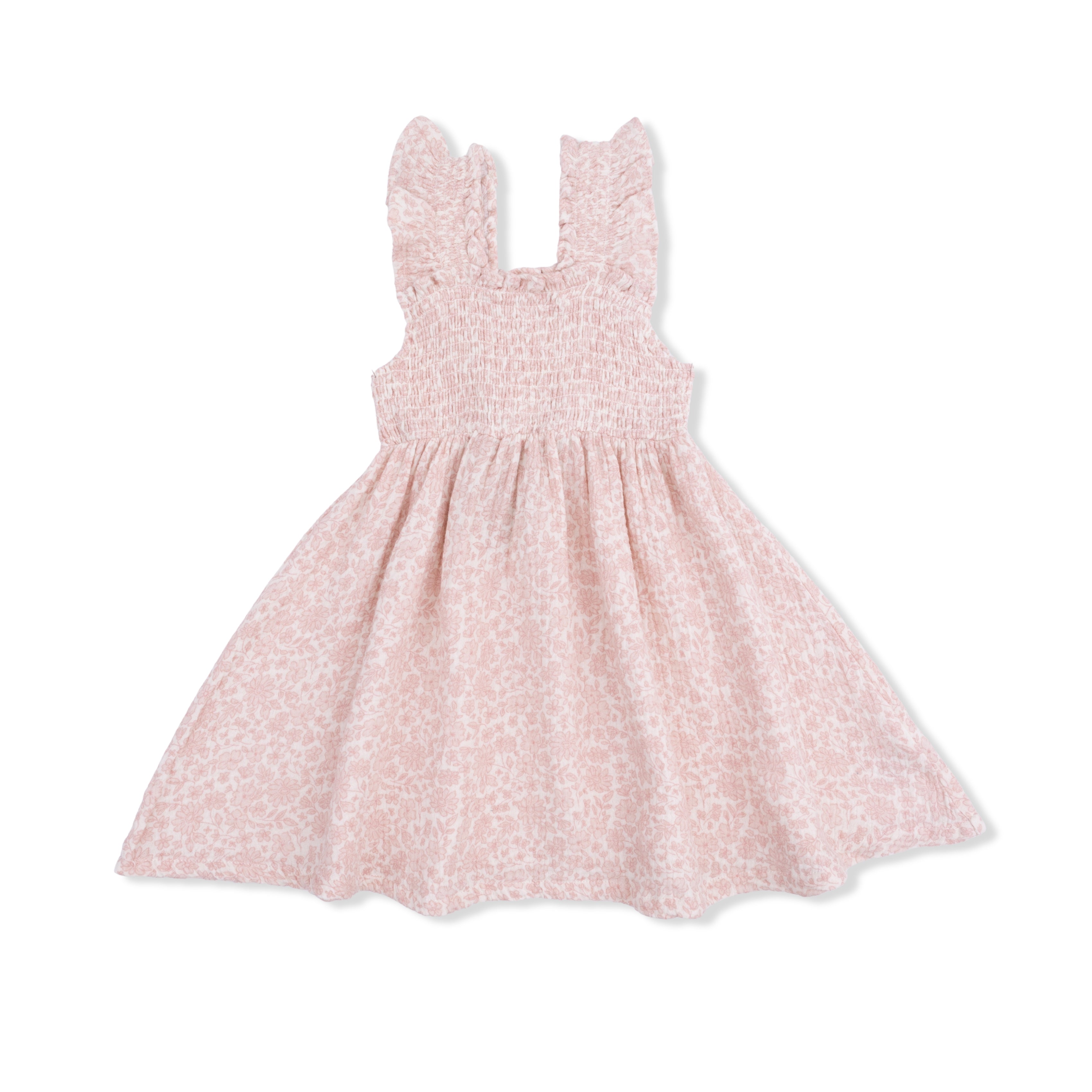 Harper Floral - Smocked Sundress With Bloomer