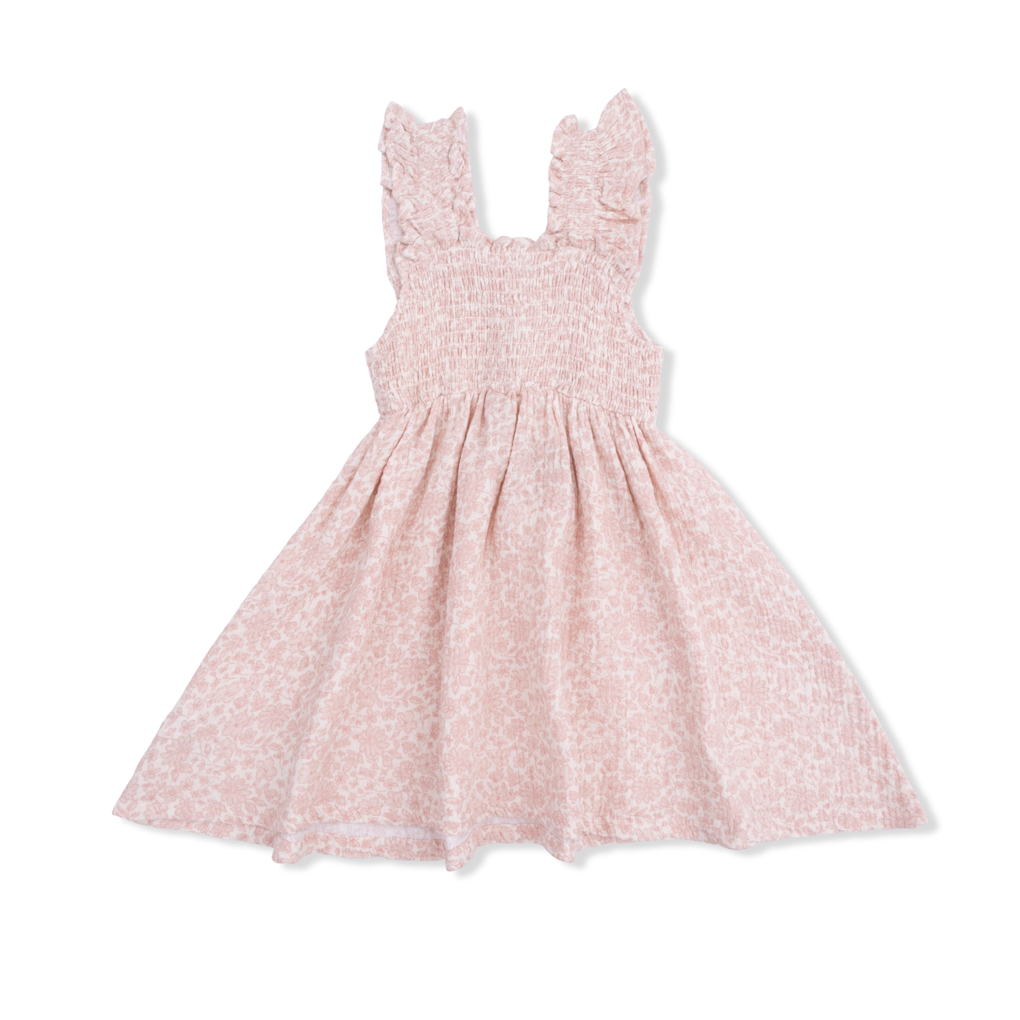 Harper Floral - Smocked Sundress With Bloomer
