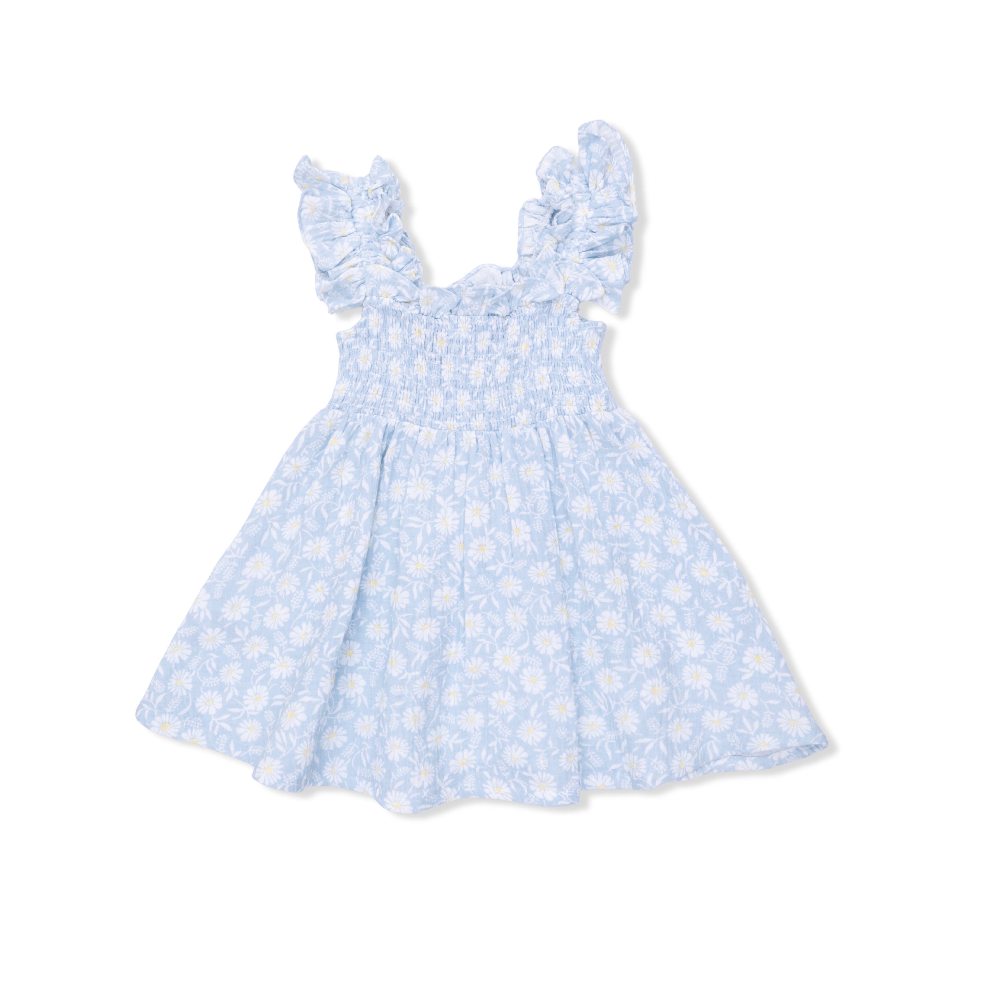 Western Daisies - Smocked Sundress With Bloomer