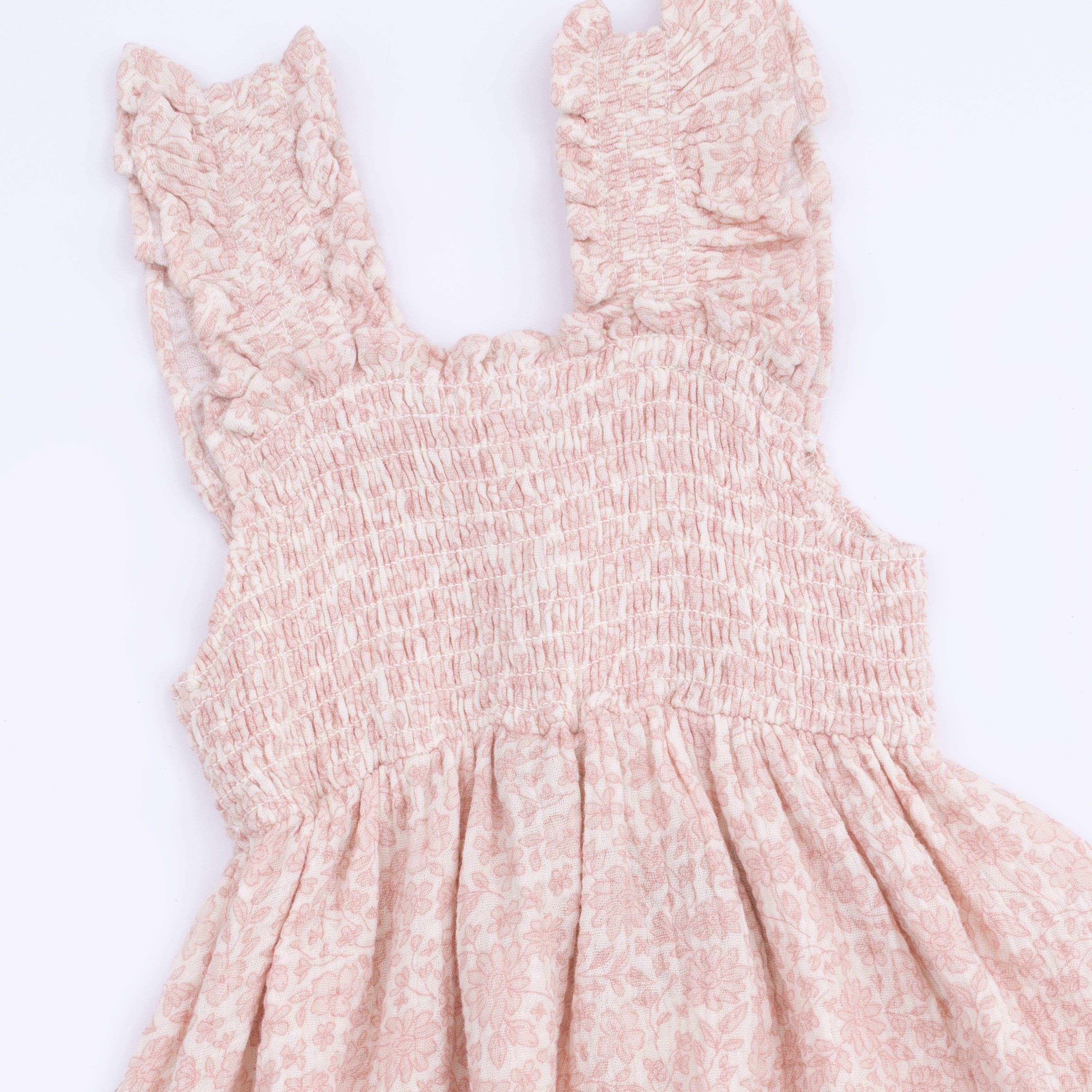 Harper Floral - Smocked Sundress With Bloomer