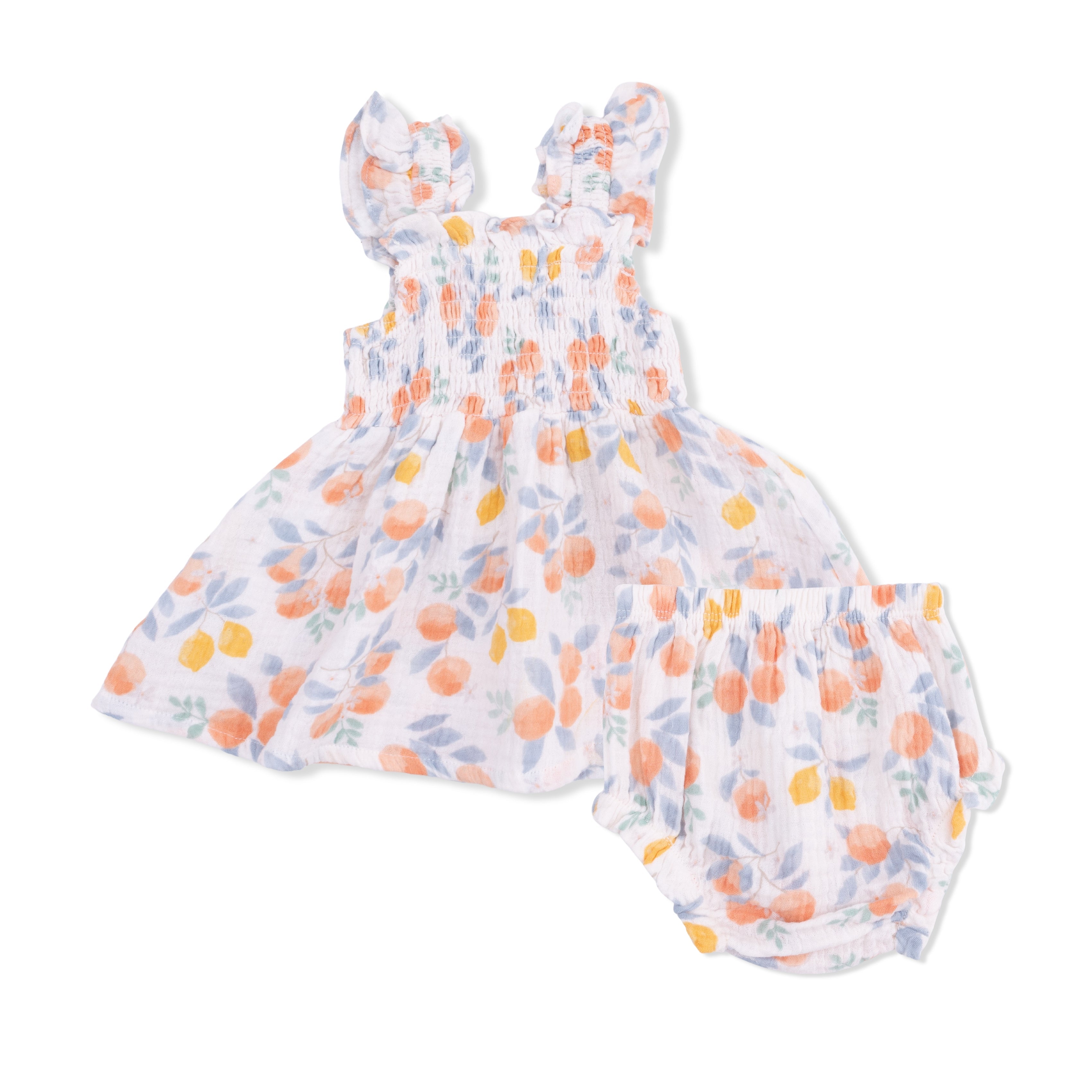 Citrus Floral  - Baby Doll Tunic And Bloomer Set