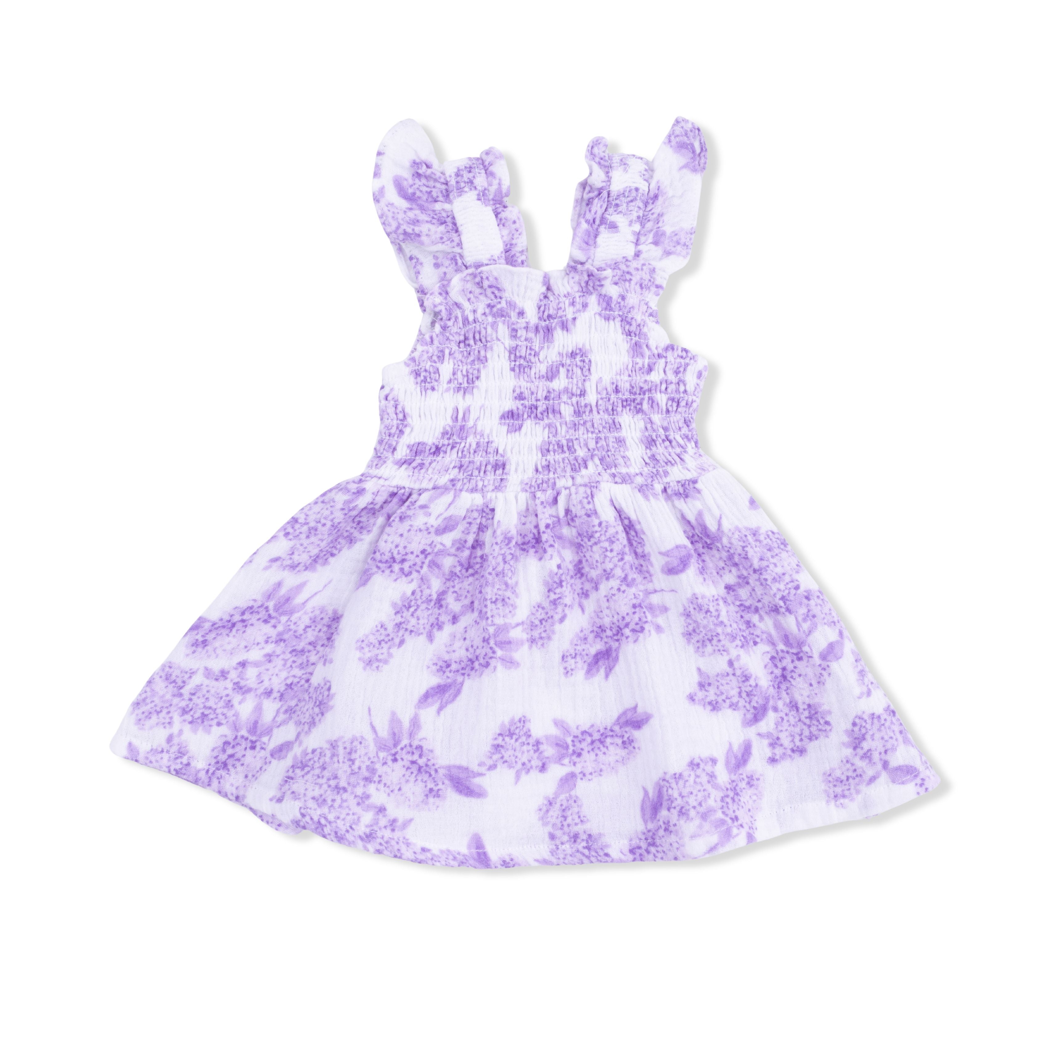 Lilac Floral  - Baby Doll Tunic And Bloomer Set