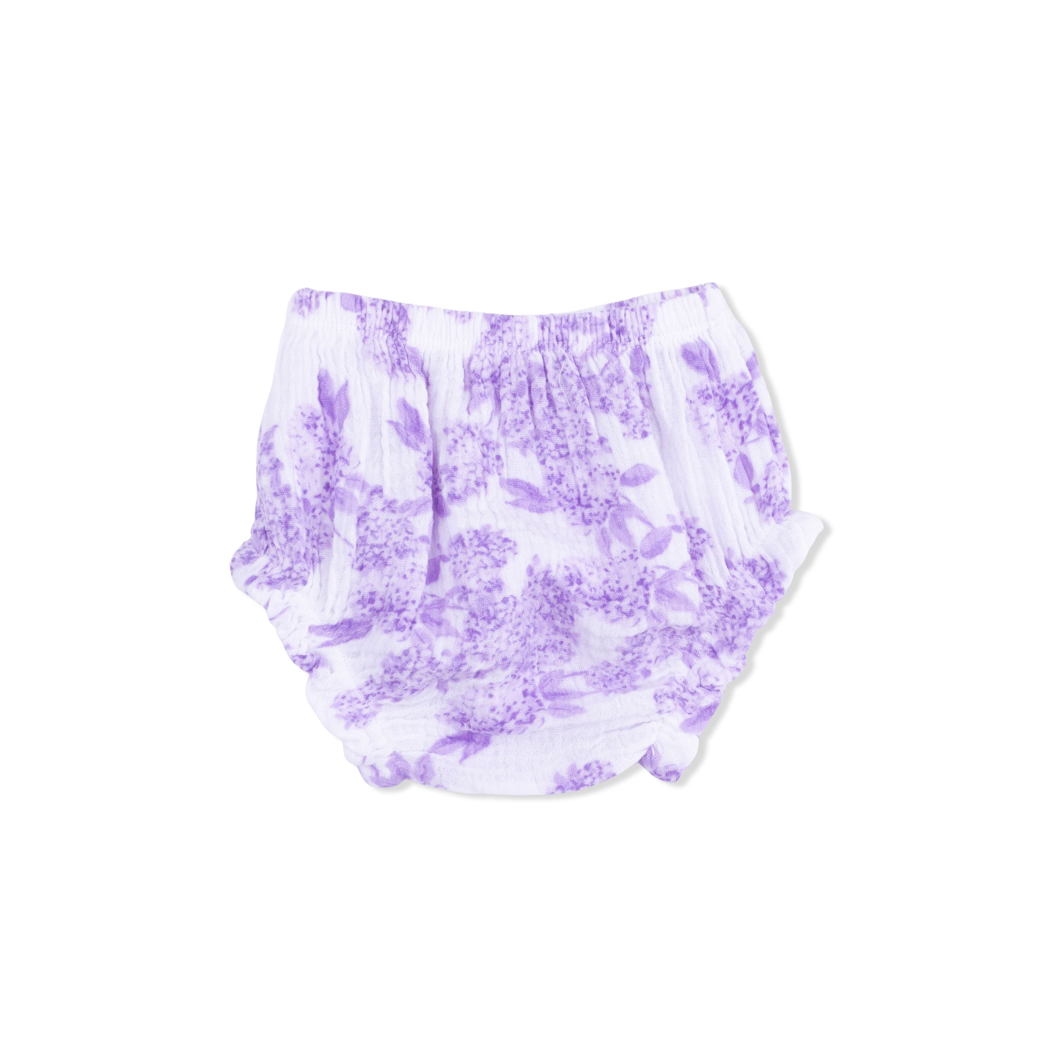 Lilac Floral  - Baby Doll Tunic And Bloomer Set