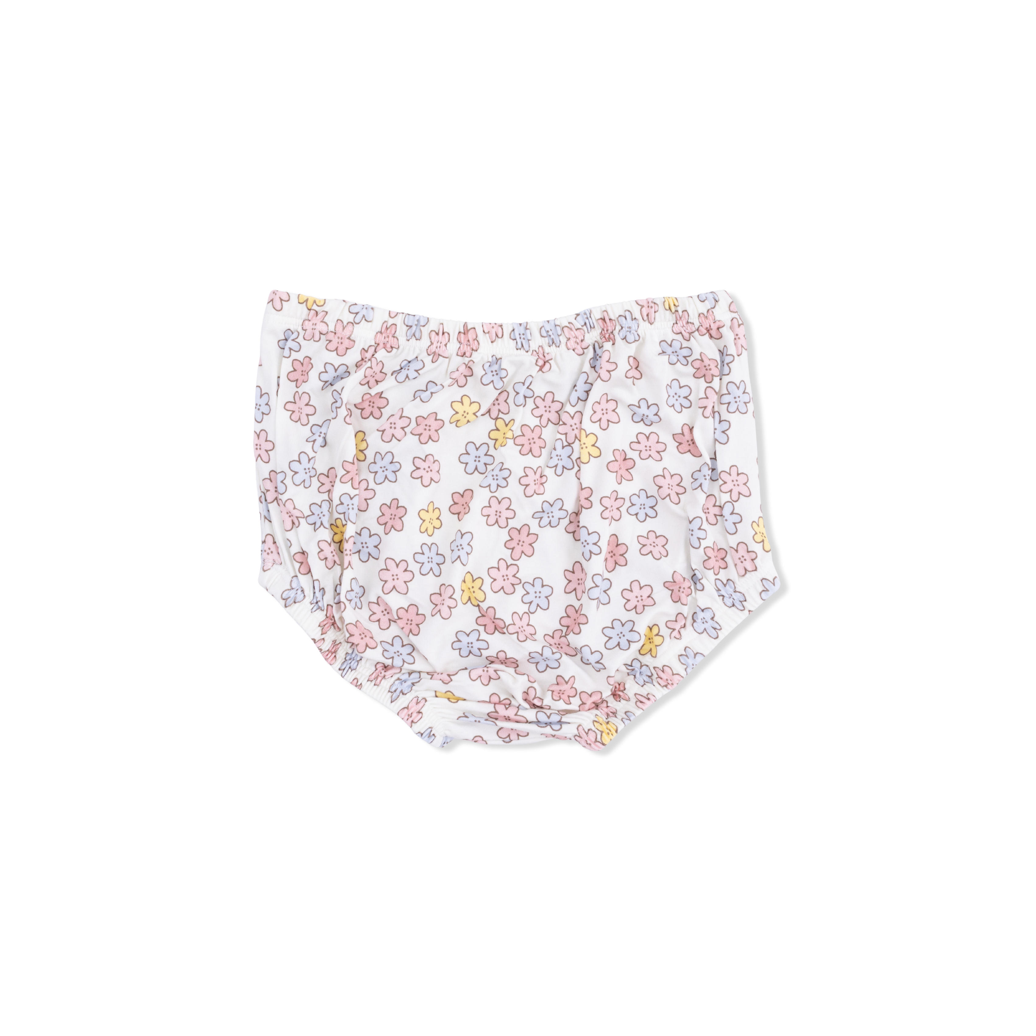 Sarah Floral - Puff Sleeve Baby Doll Dress And Bloomer