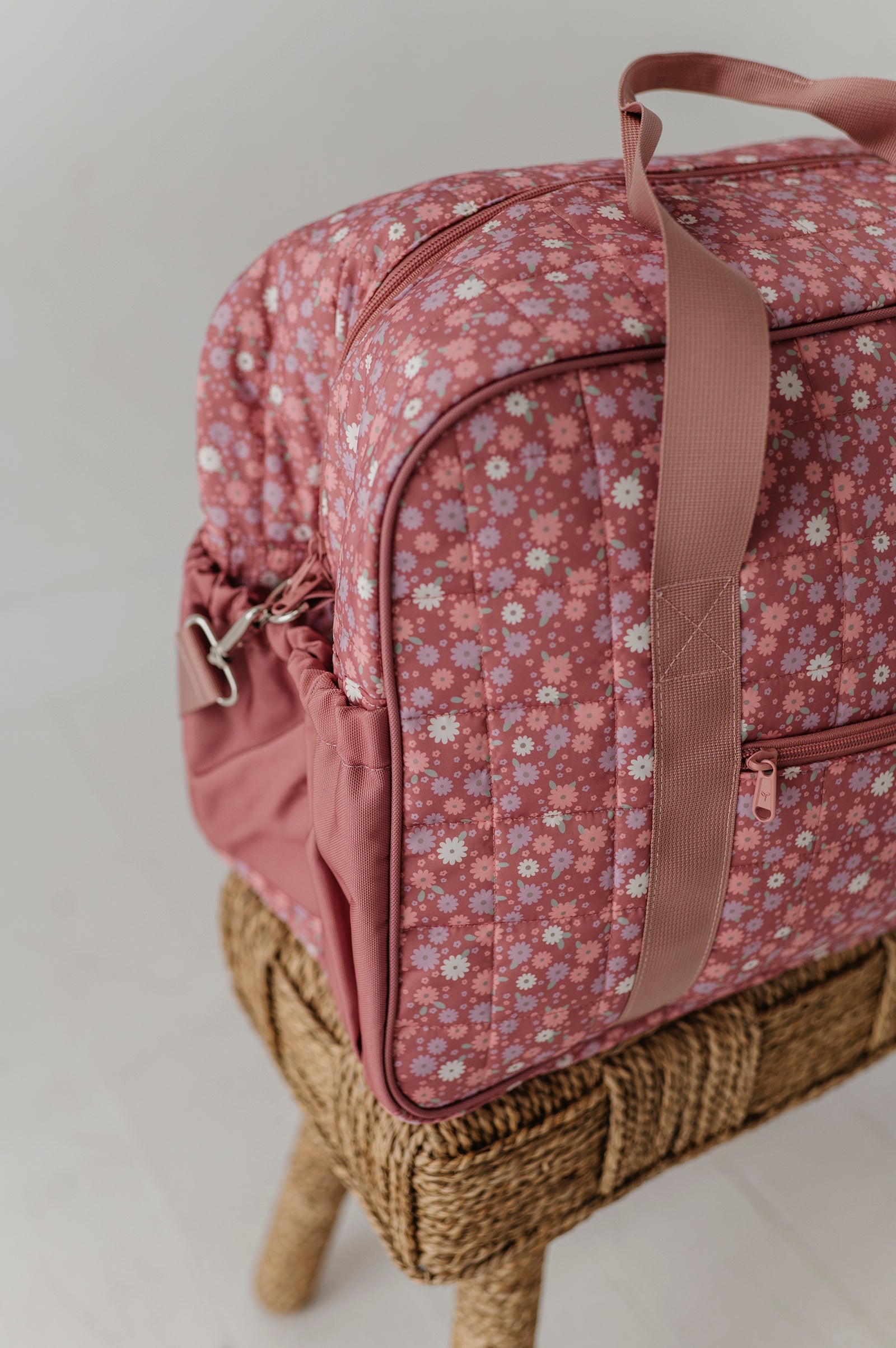Overnight Bag In Tiny Petals