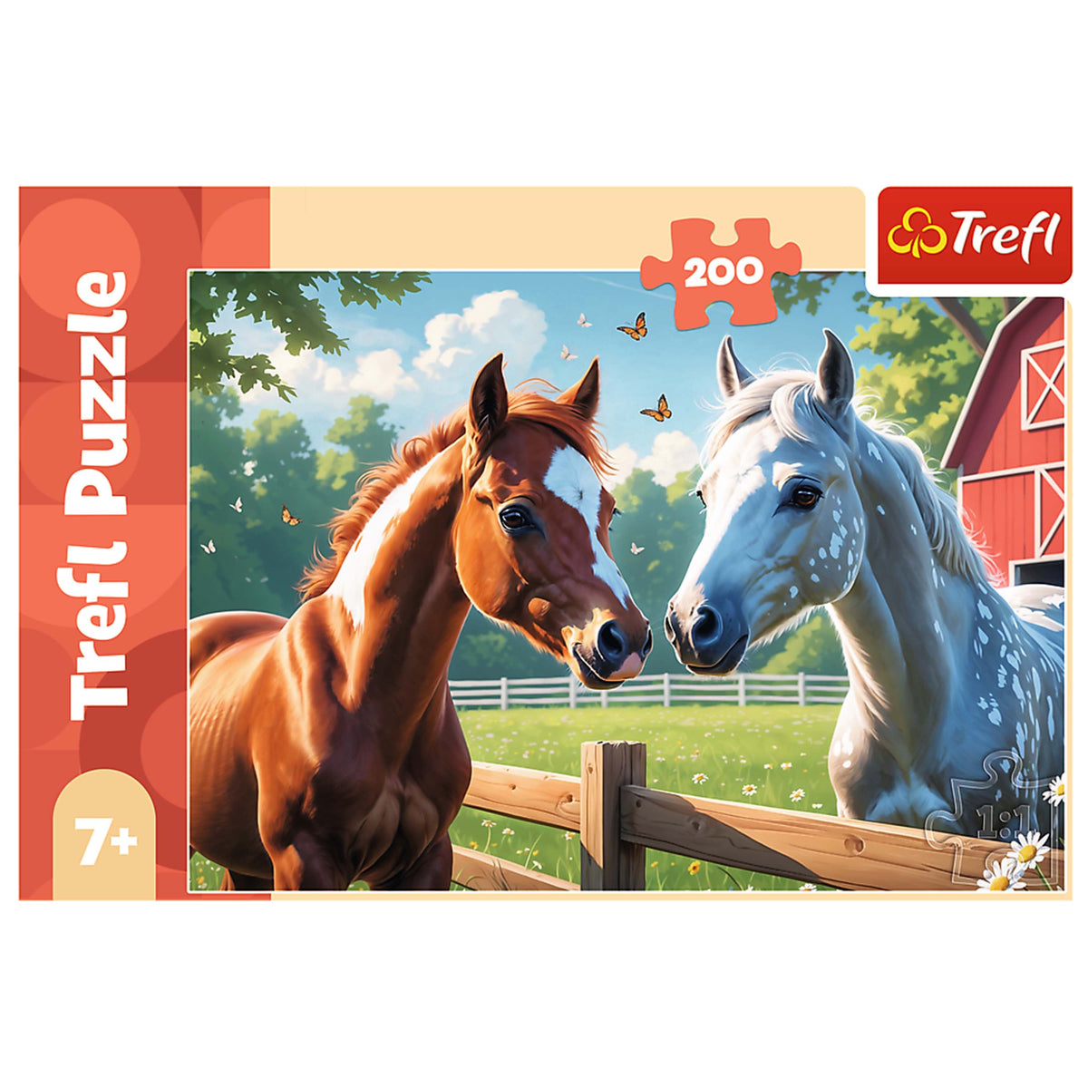 Kids Horses In The Clearing 200 Piece Puzzle