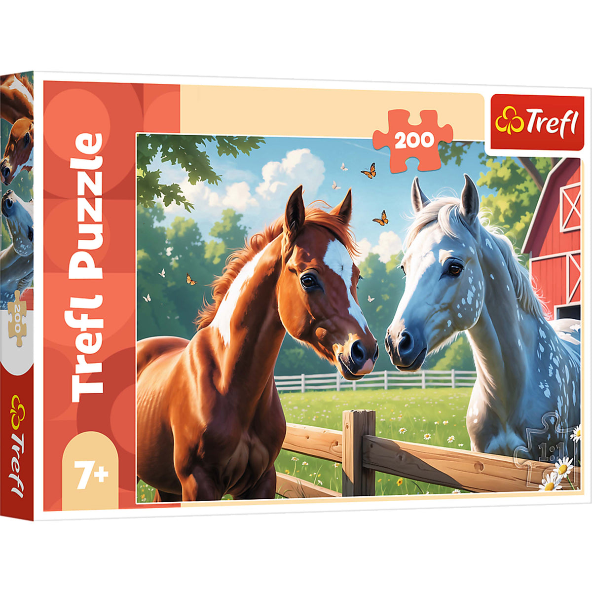 Kids Horses In The Clearing 200 Piece Puzzle