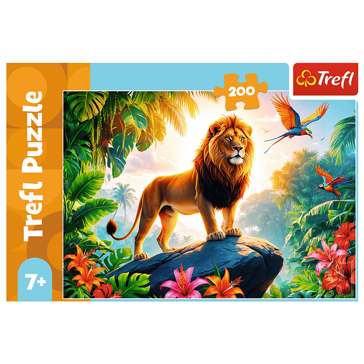 Kids King Of The Jungle 200 Piece Puzzle