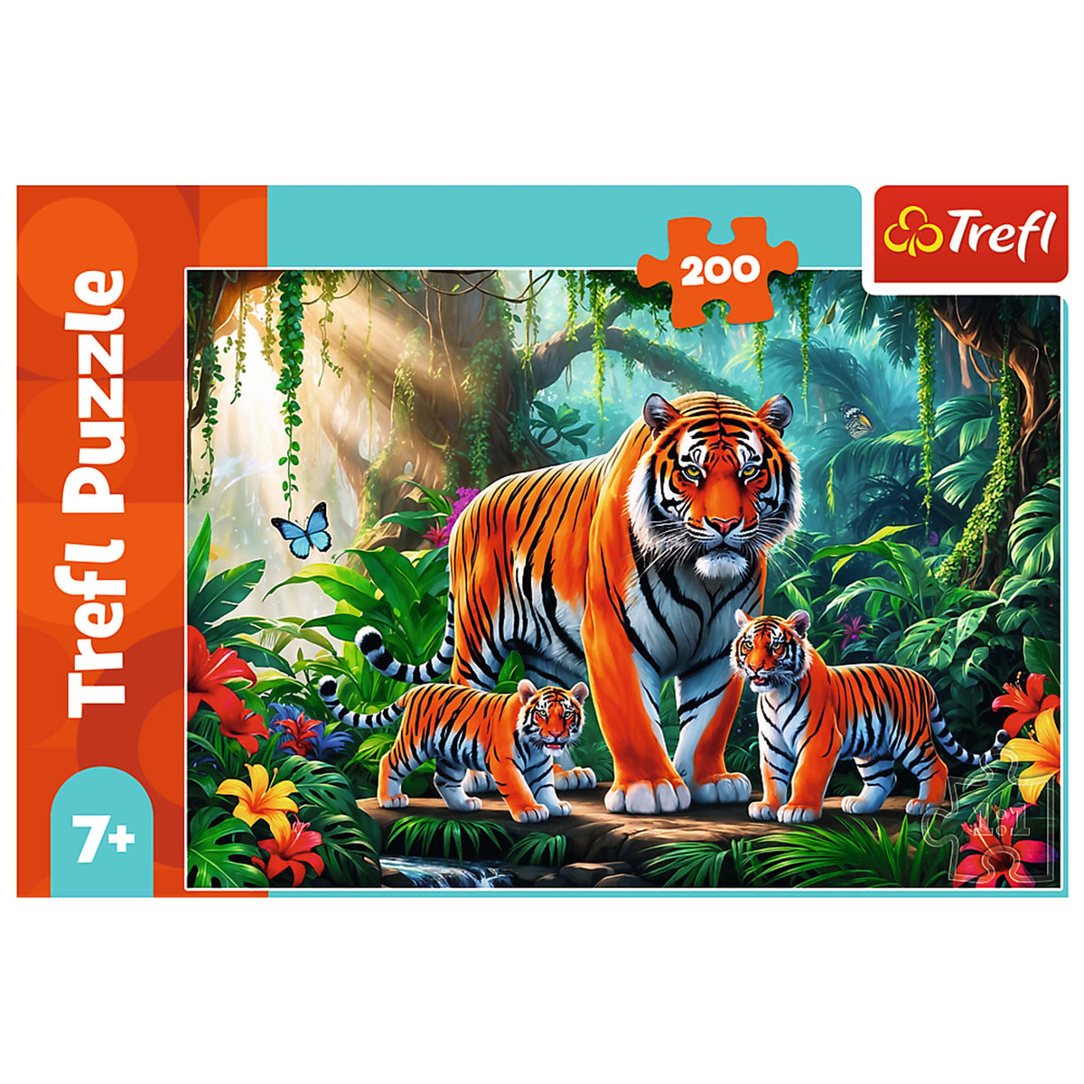 Kids Tiger Habits 200 Piece Puzzle