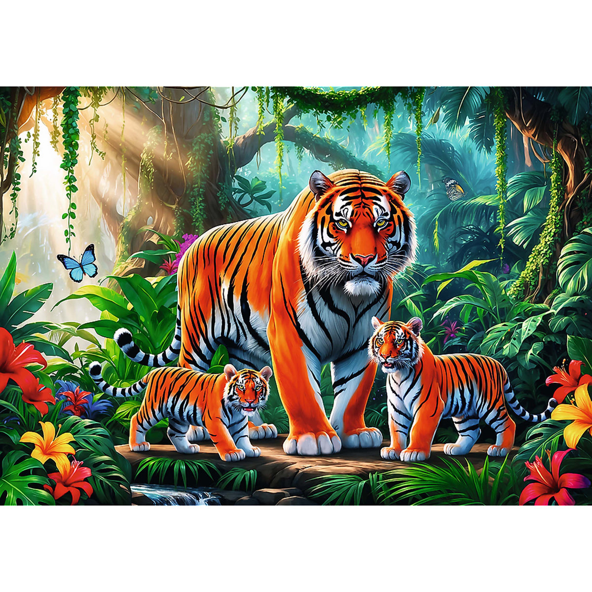 Kids Tiger Habits 200 Piece Puzzle