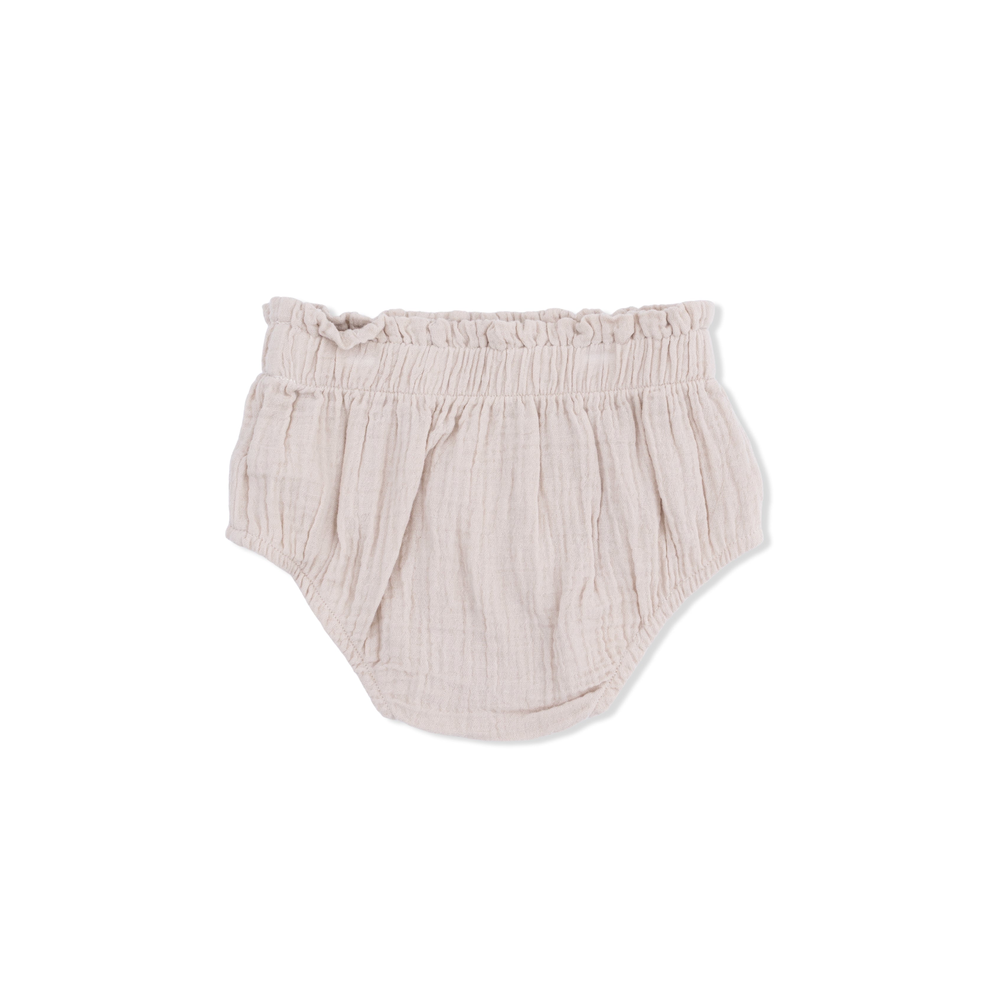 Solid Muslin French Oak - Babydoll Top With Mod Bloomer