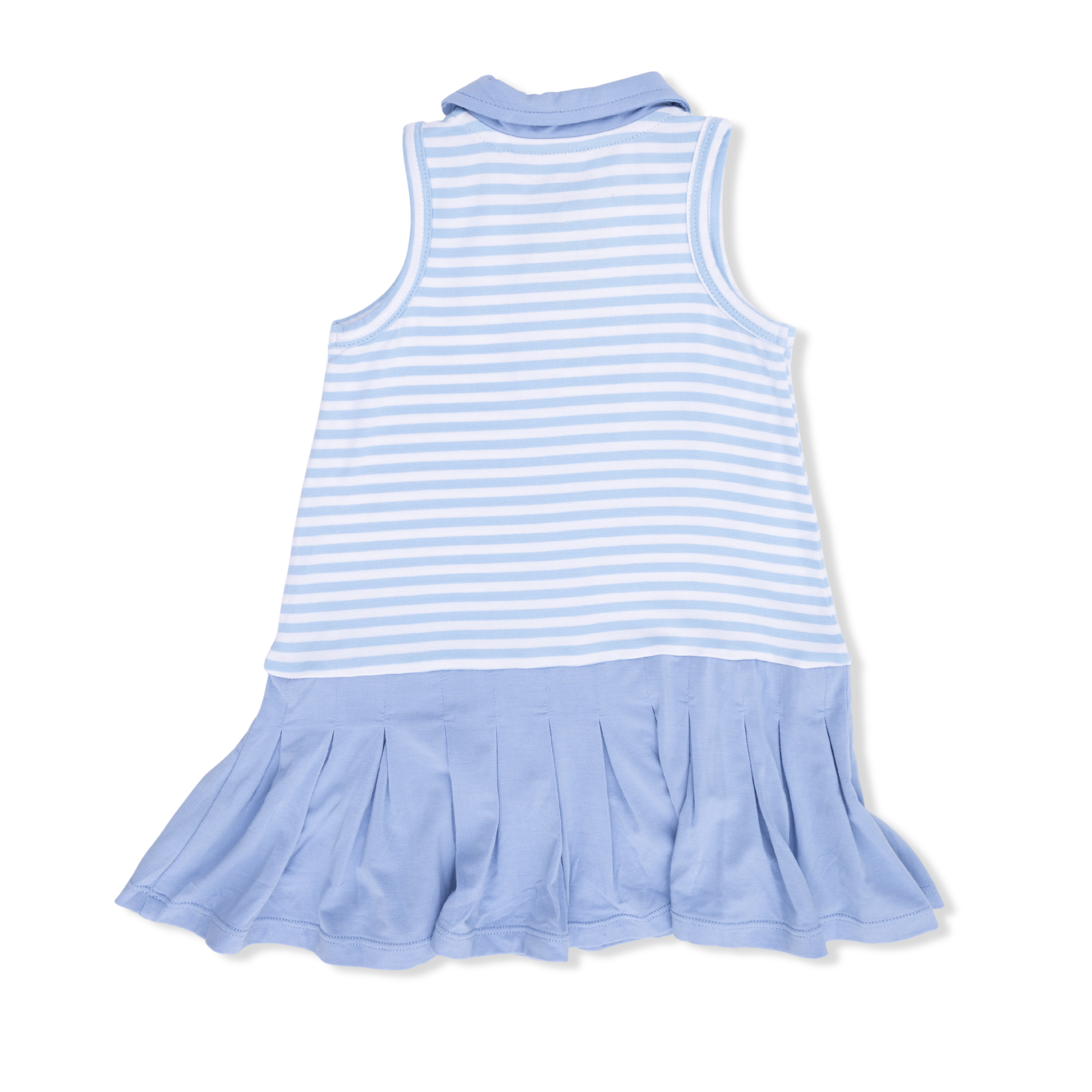 Striped Golf - Polo Tennis Dress With Cartwheel Short