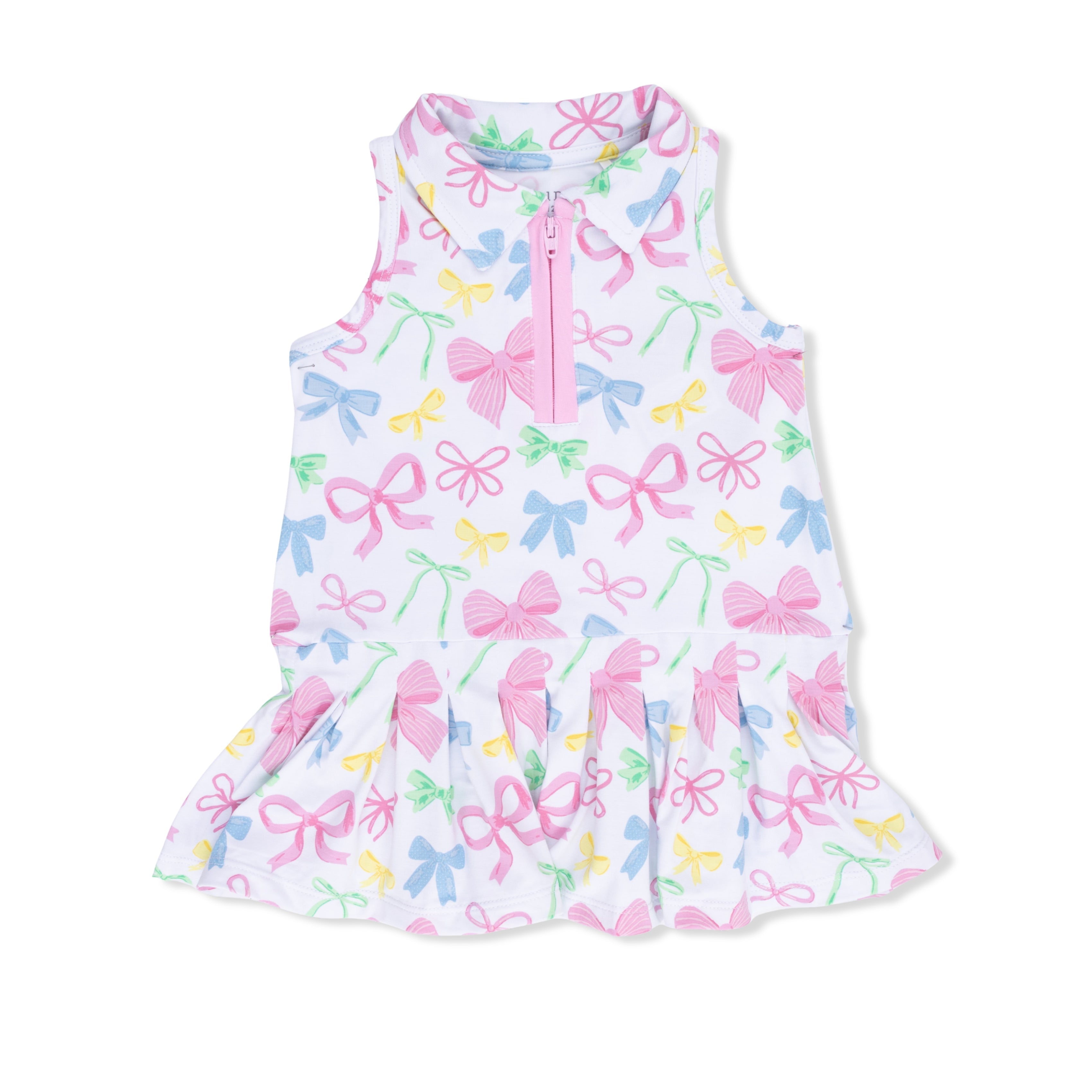 Sweet Bows - Polo Tennis Dress With Cartwheel Short