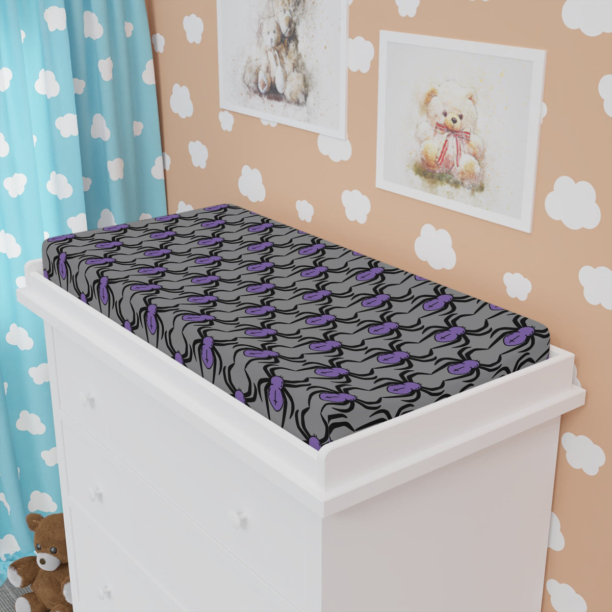 Gothic Spidey Changing Pad Cover