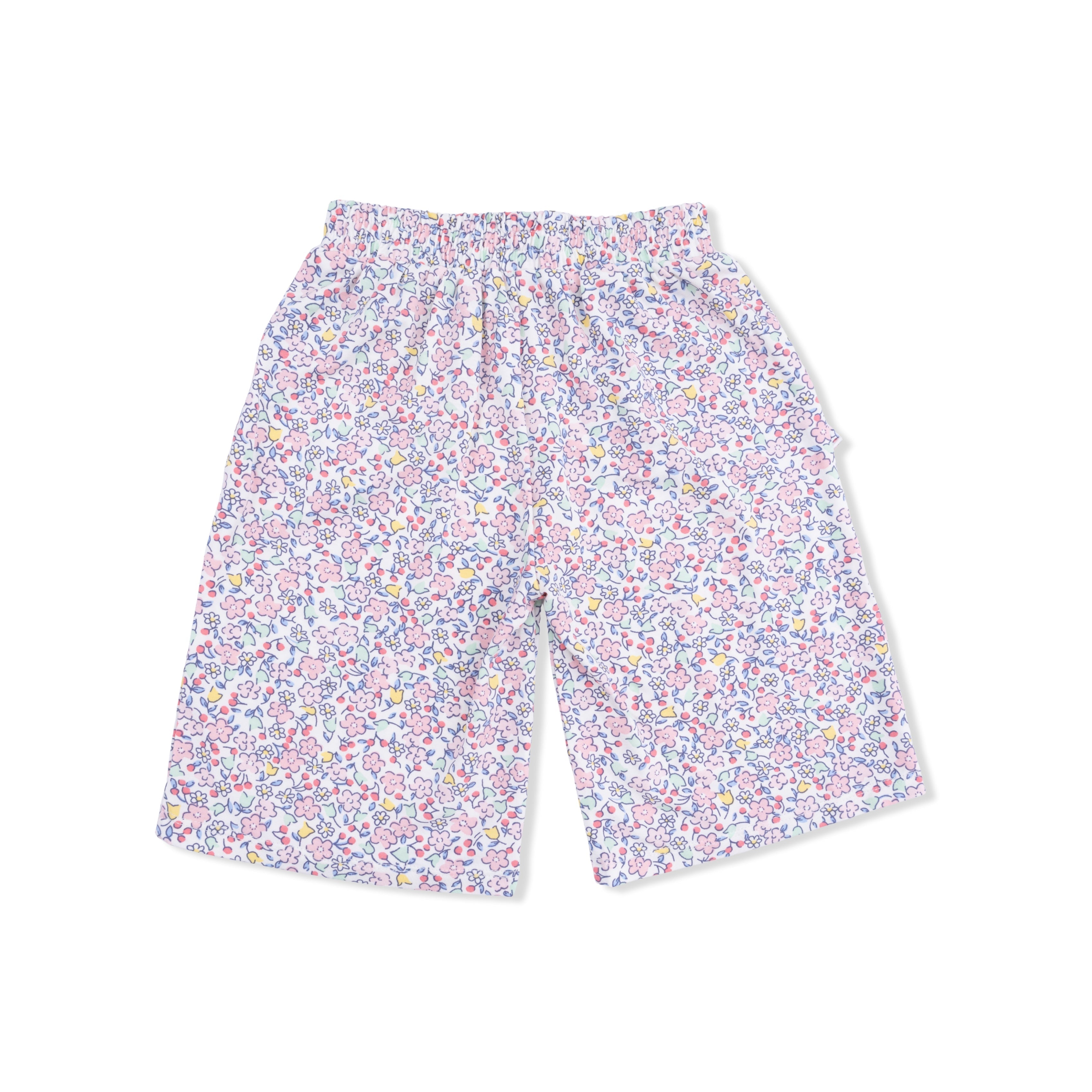 Elizabeth's Garden - Short Sleeve Shirt With Wide Leg Pant