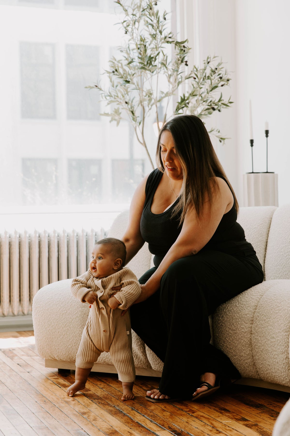 Everywhere Breastfeeding Tank Top - Black