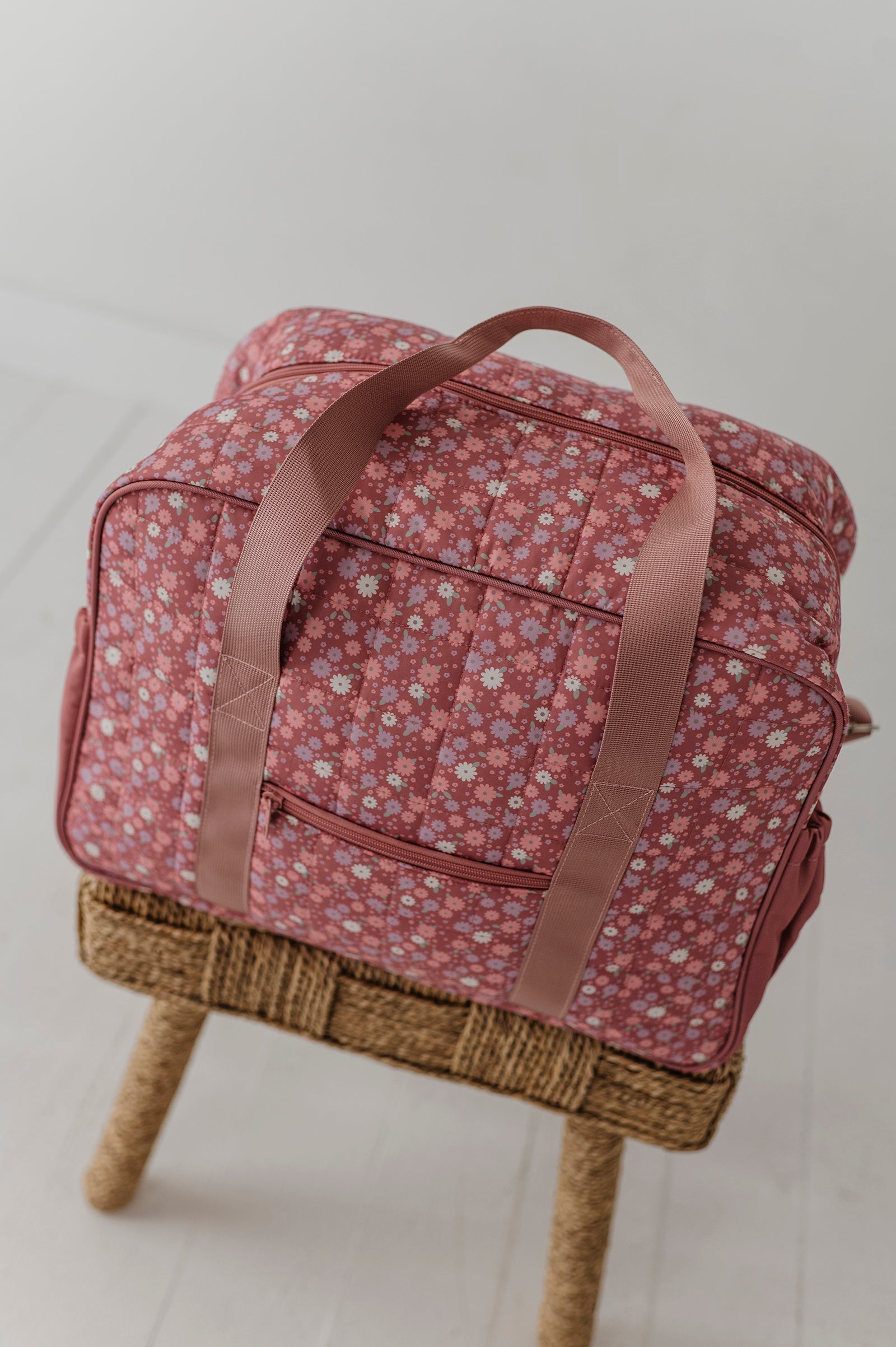 Overnight Bag In Tiny Petals