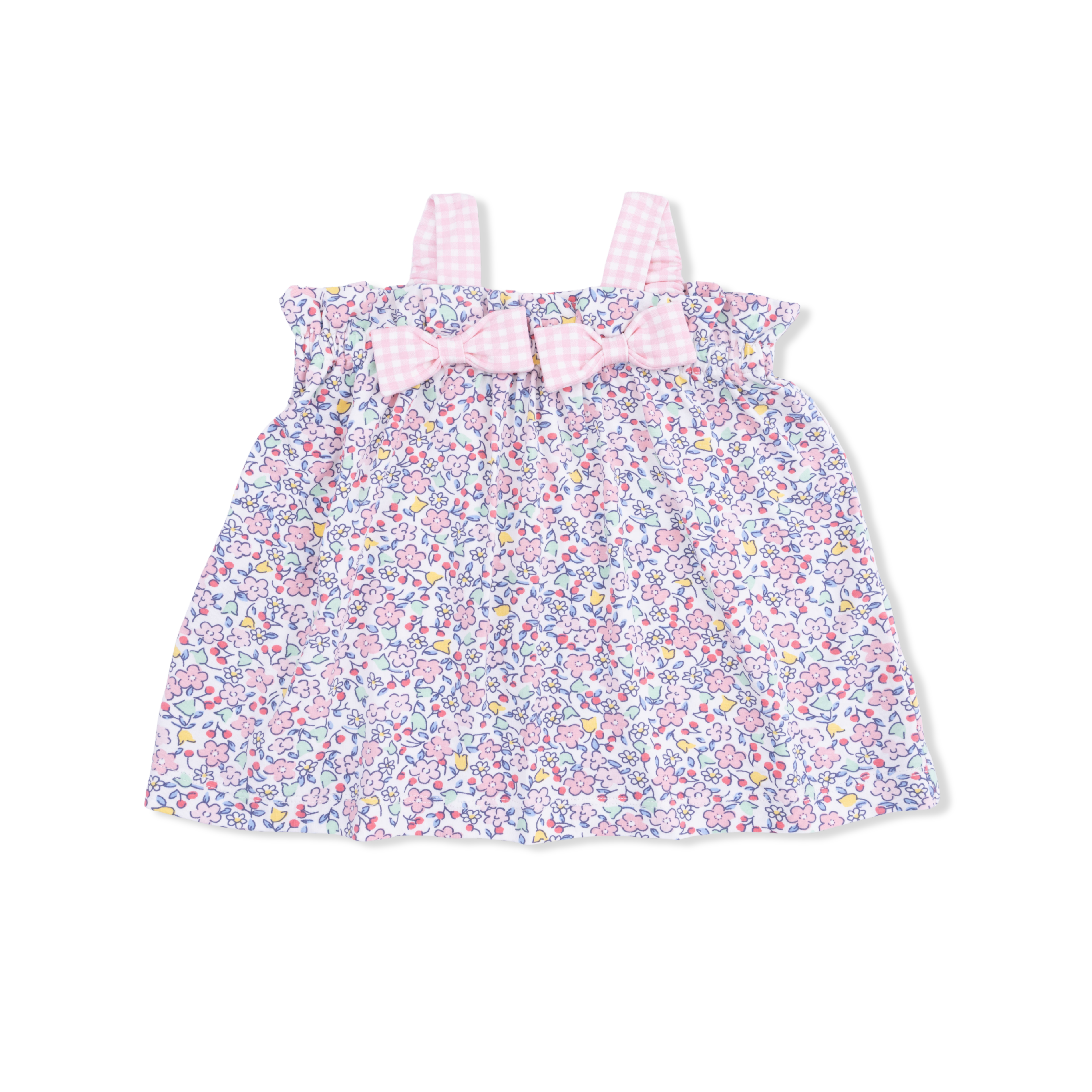Elizabeth's Garden - Top With Bows And Ruffle Leg Bloomer