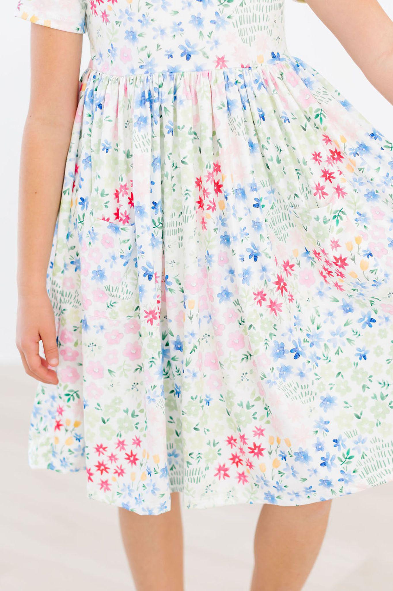 Sunshine Meadows S/s Pocket Twirl Dress