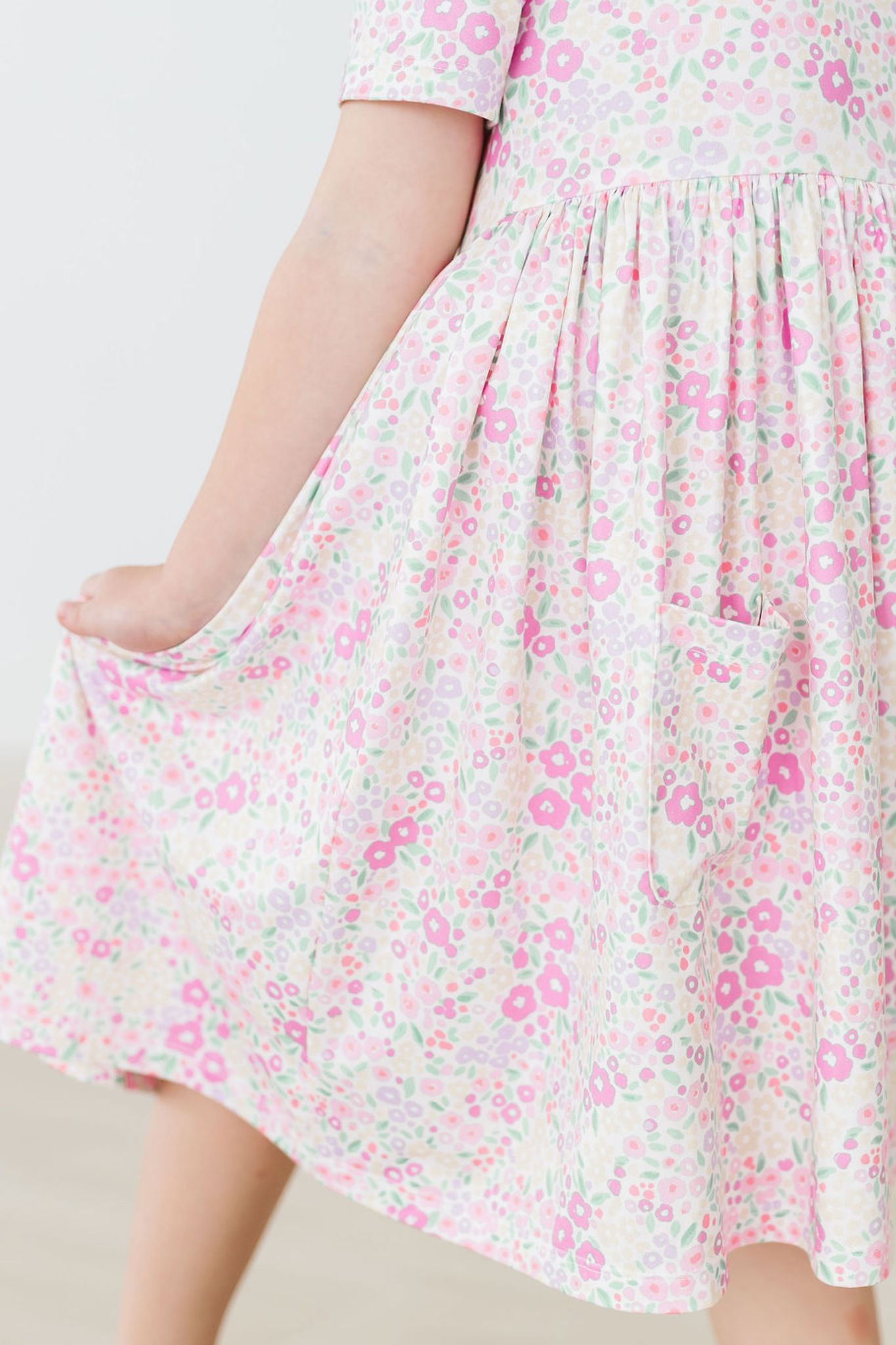 Blooming Beauty S/s Pocket Twirl Dress