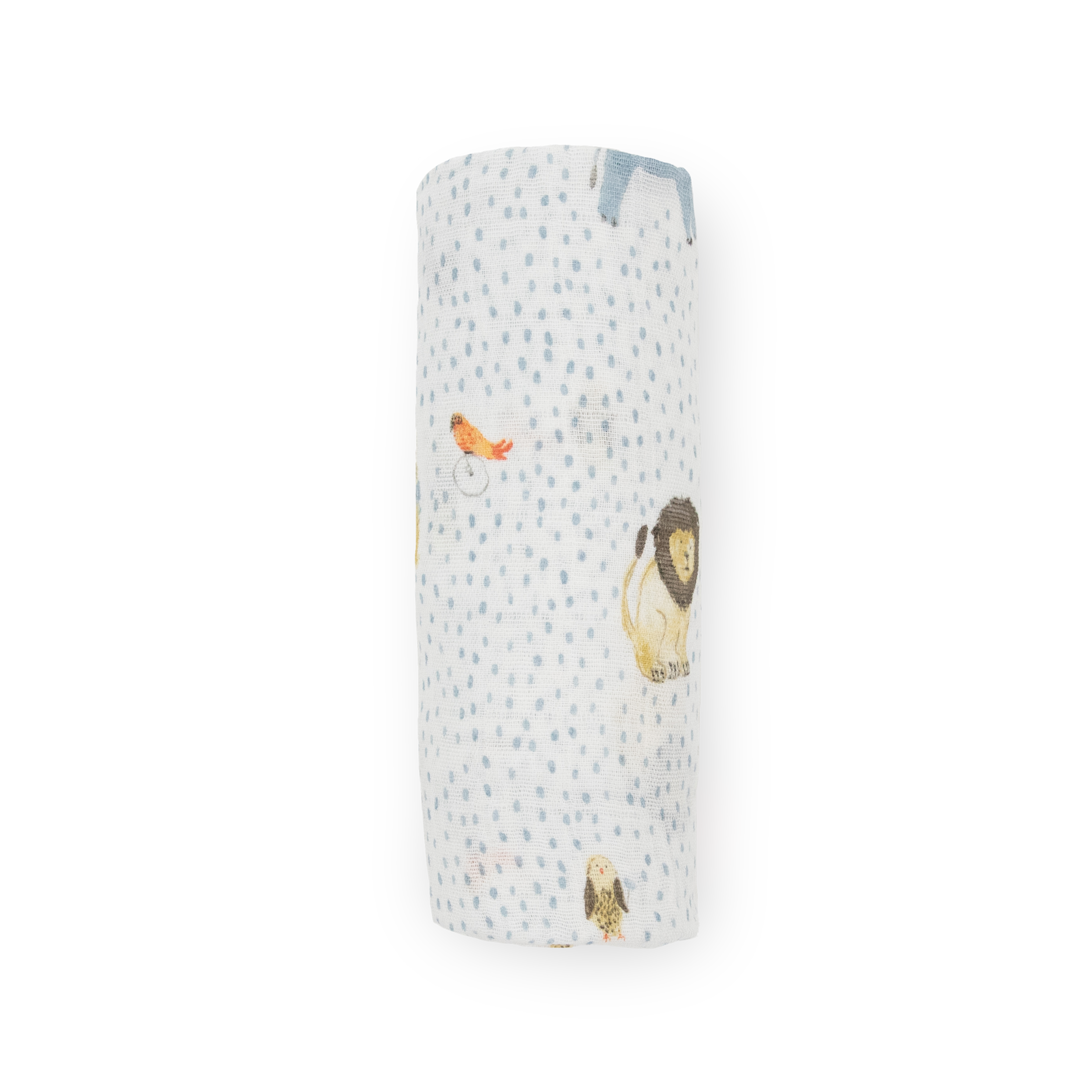 Cotton Muslin Swaddle Blanket - Party Animals