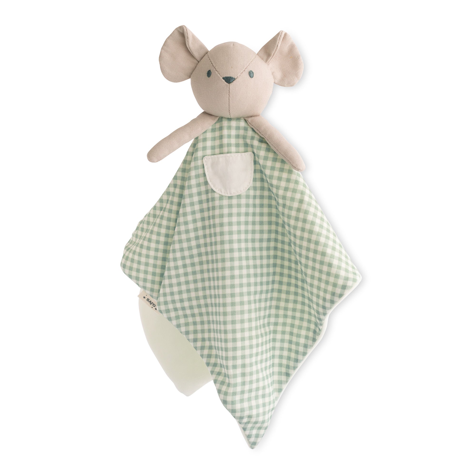 “Spring Cottage” Doudou - Green Vichy