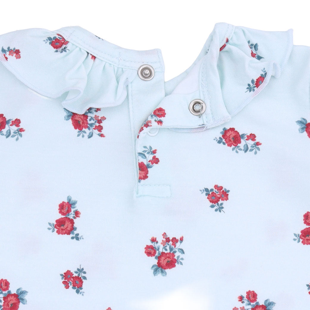 Alyssa Floral - Long Sleeve Ruffle Top And Pant