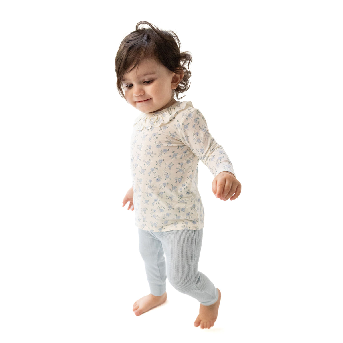 Rose Briar - Long Sleeve Ruffle Top And Pant