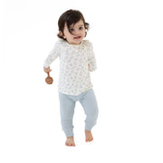 Rose Briar - Long Sleeve Ruffle Top And Pant