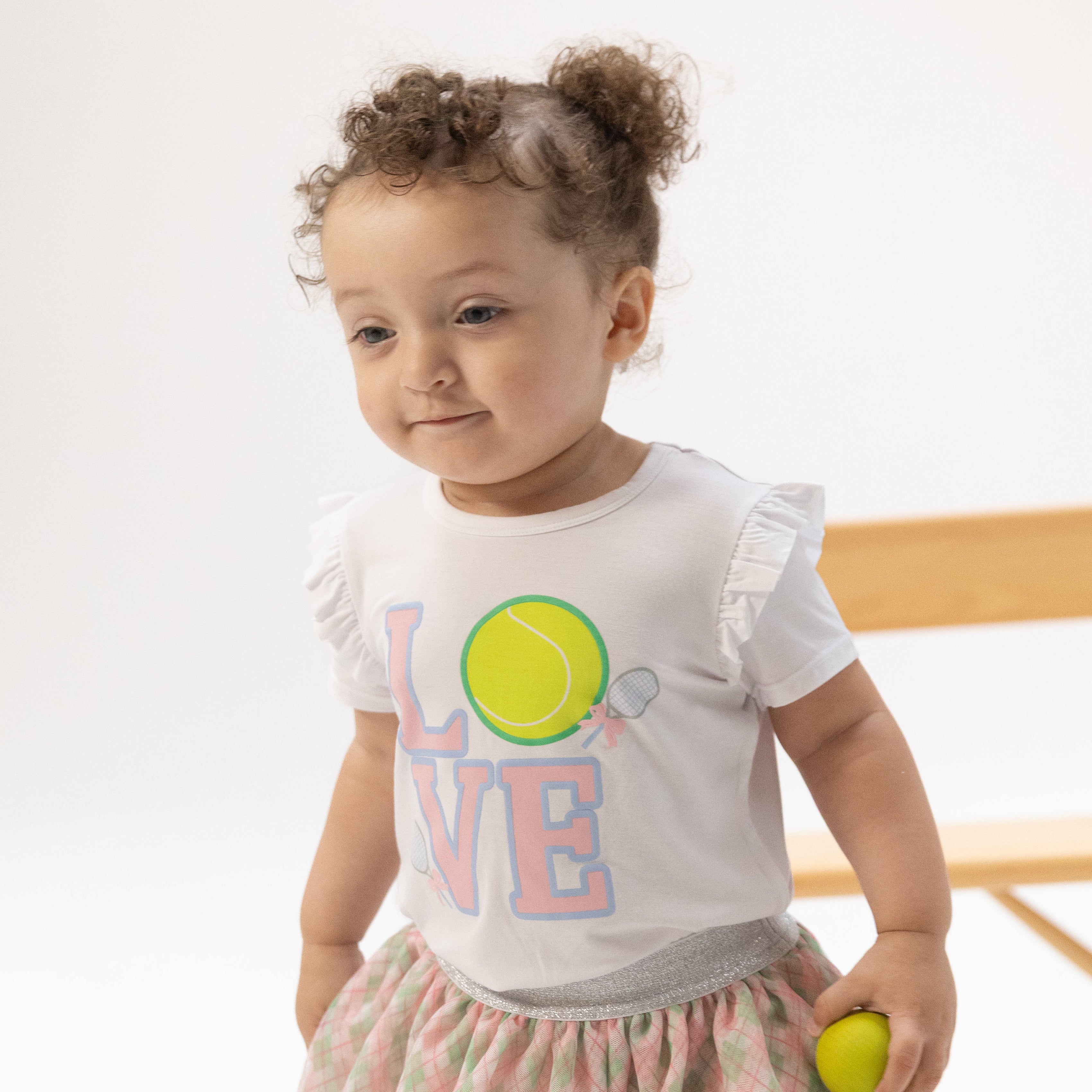 Pretty Tennis - Ruffle Tee