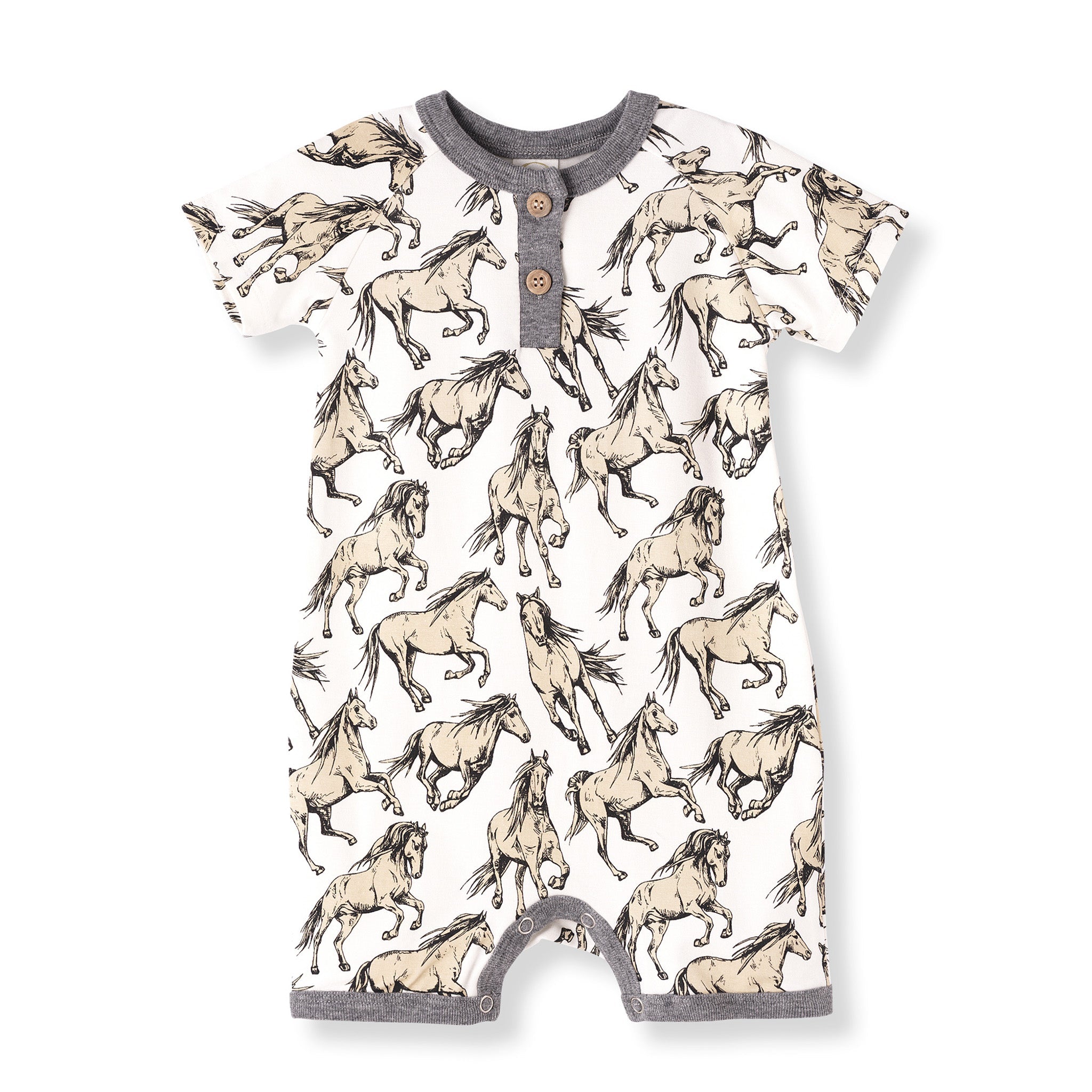 Wild Horses Banboo Short Romper