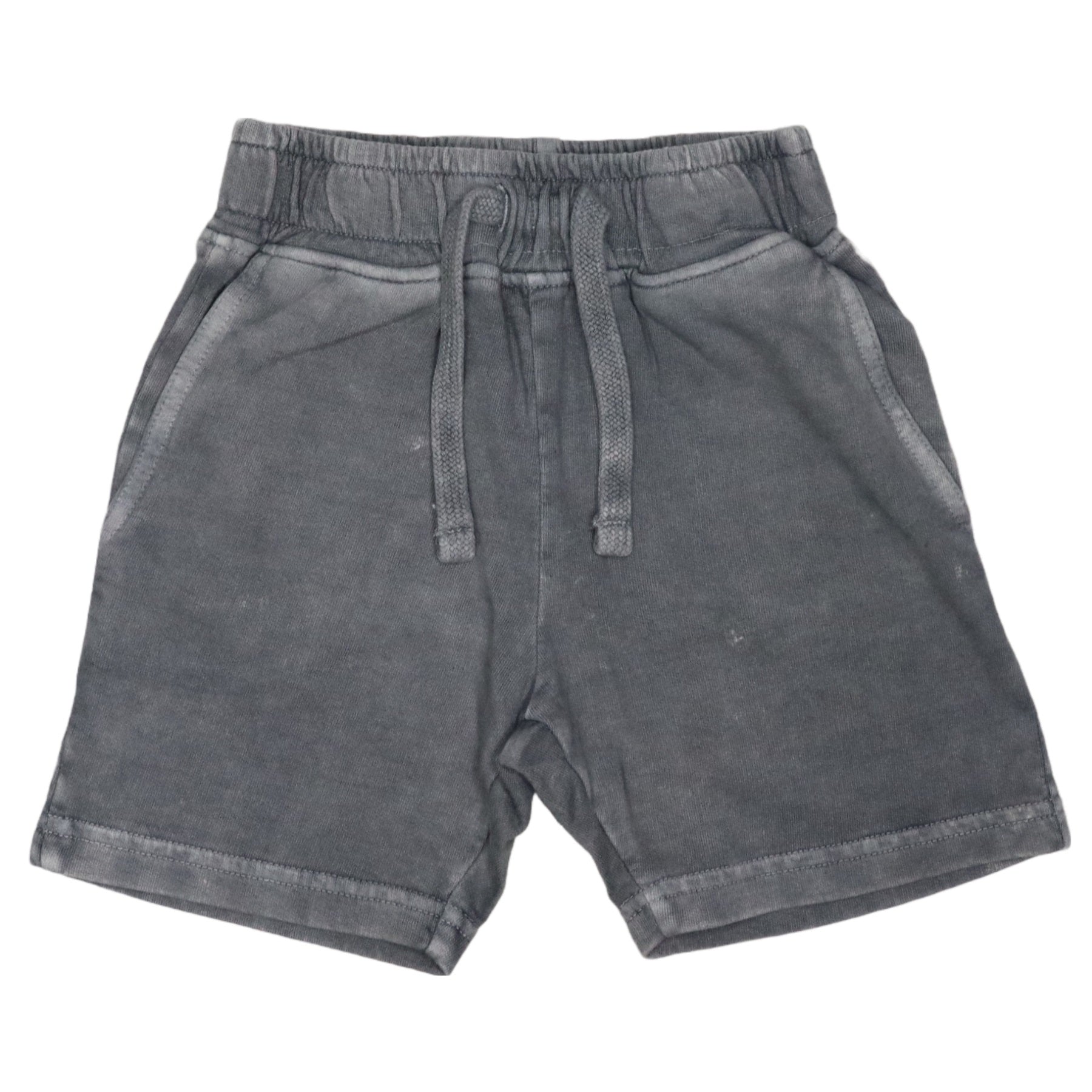 Kids Solid Enzyme Shorts - Coal