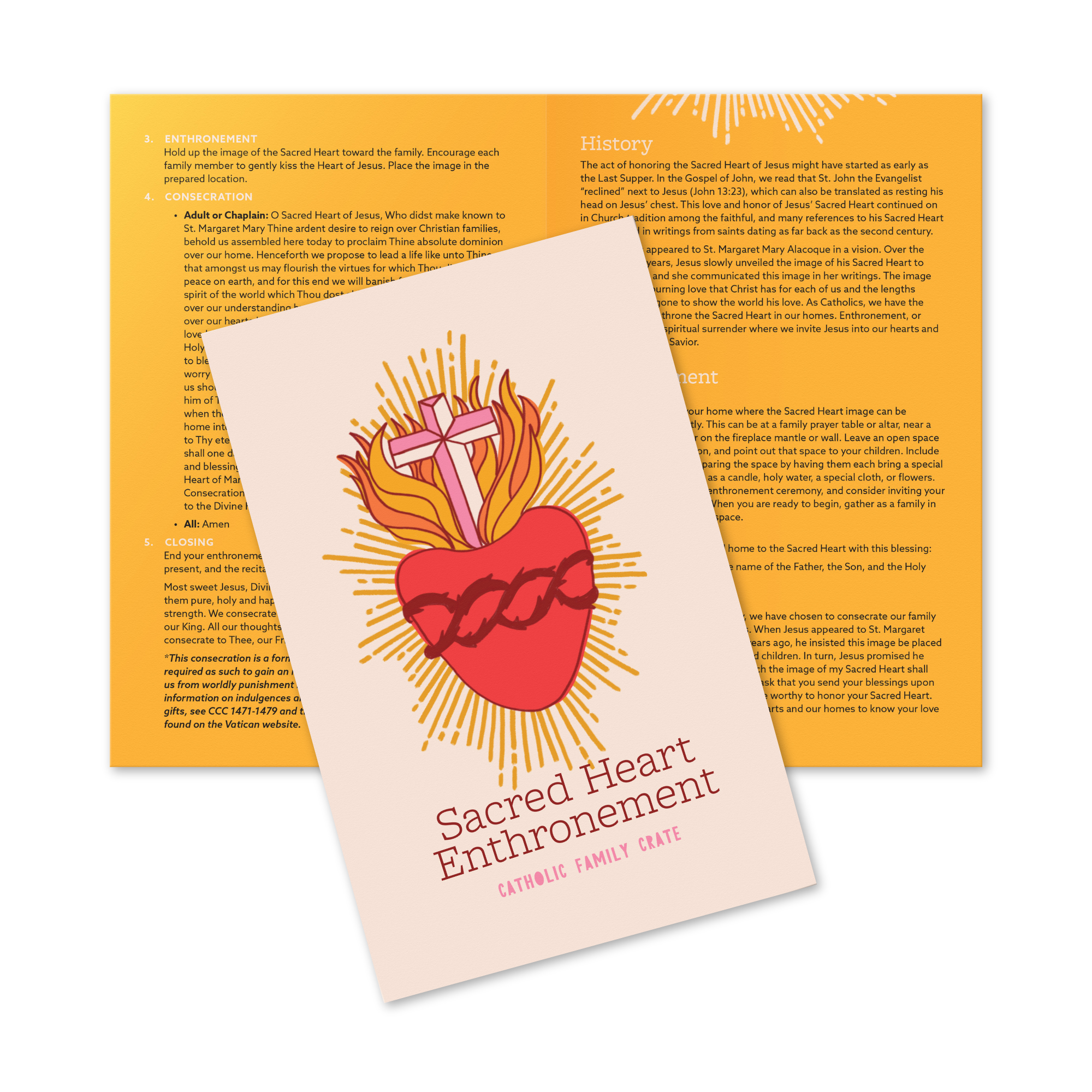 Sacred Heart Enthronement Kit (+ 3 Crafts)