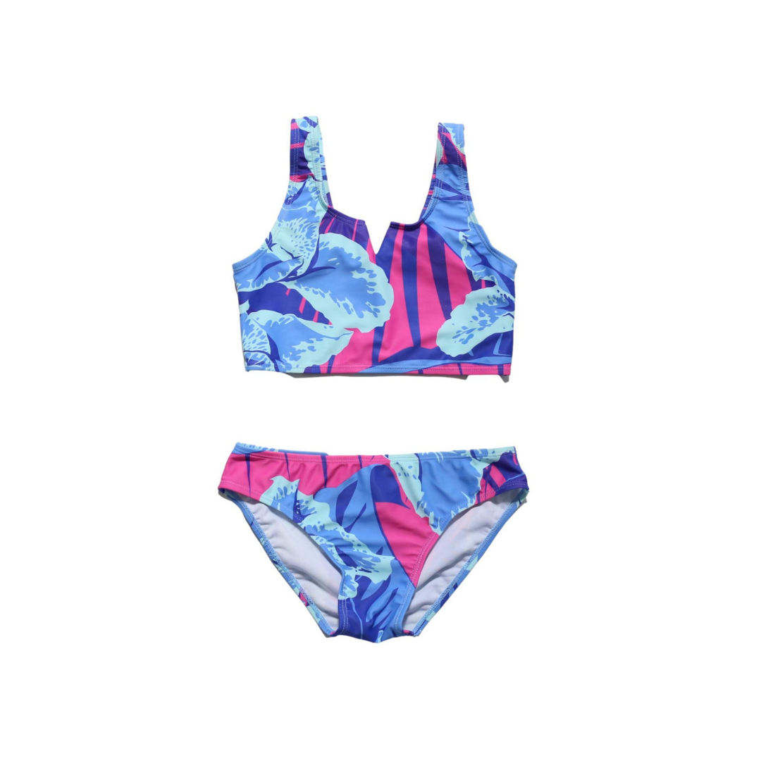 Hibiscus Mustique Two Piece Swimsuit Womens