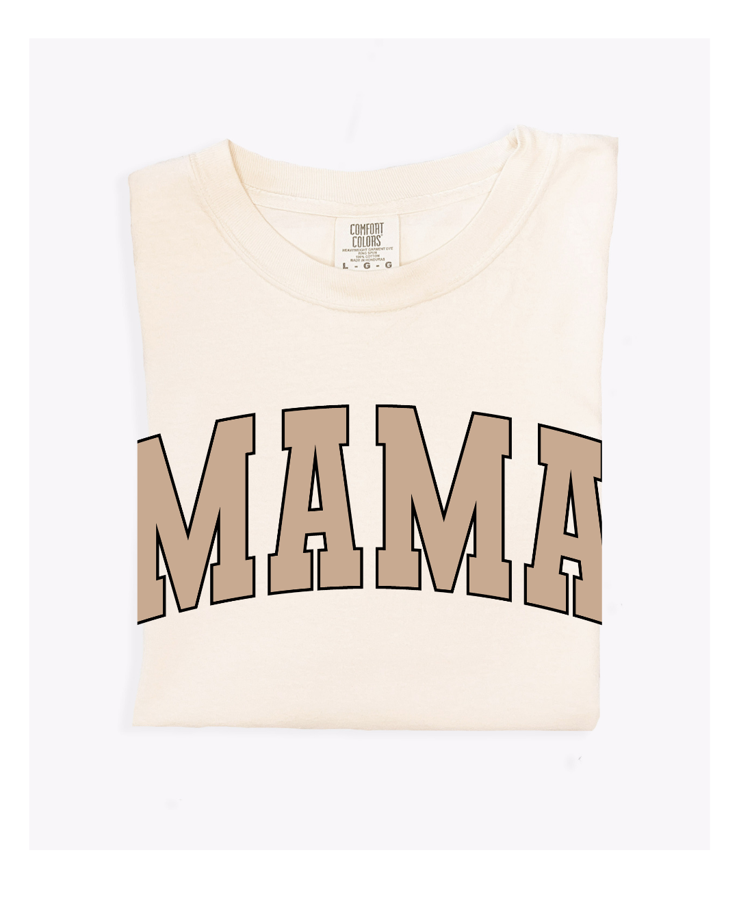 Mama Classic Collegiate Style Varsity Tee