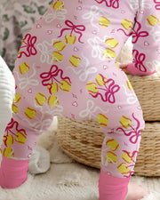 Softball Cherry Mom And Girl Matching Bamboo Convertible Zippy