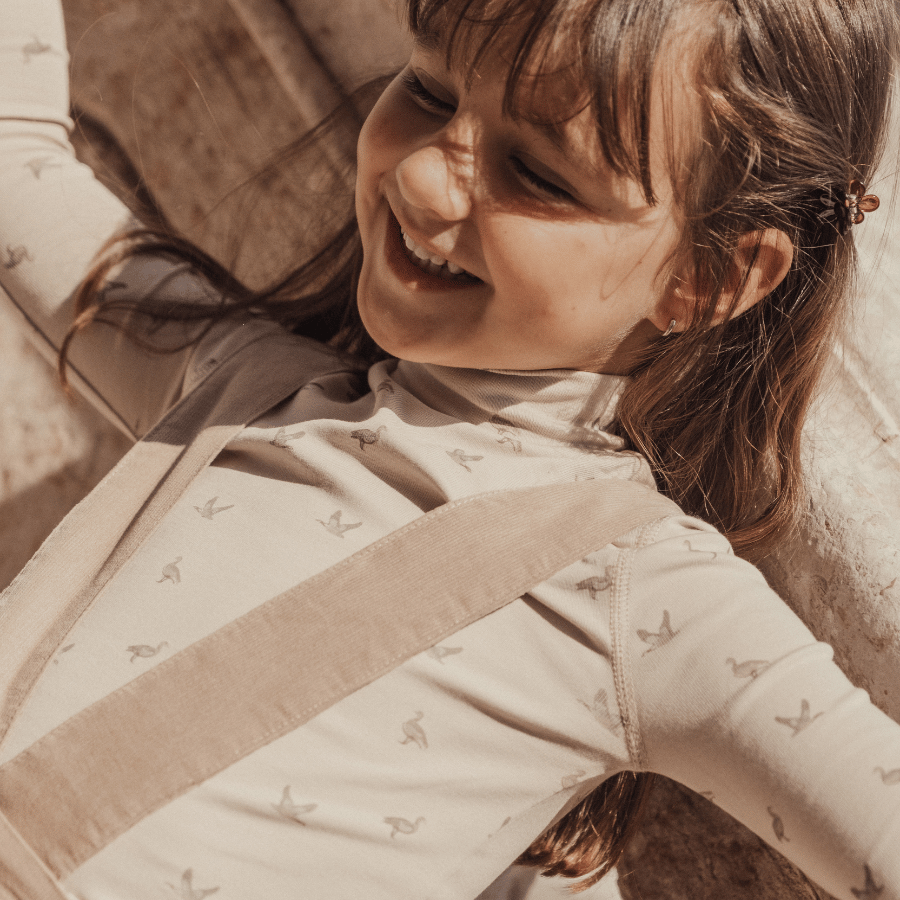 The Corduroy Romper - Beige