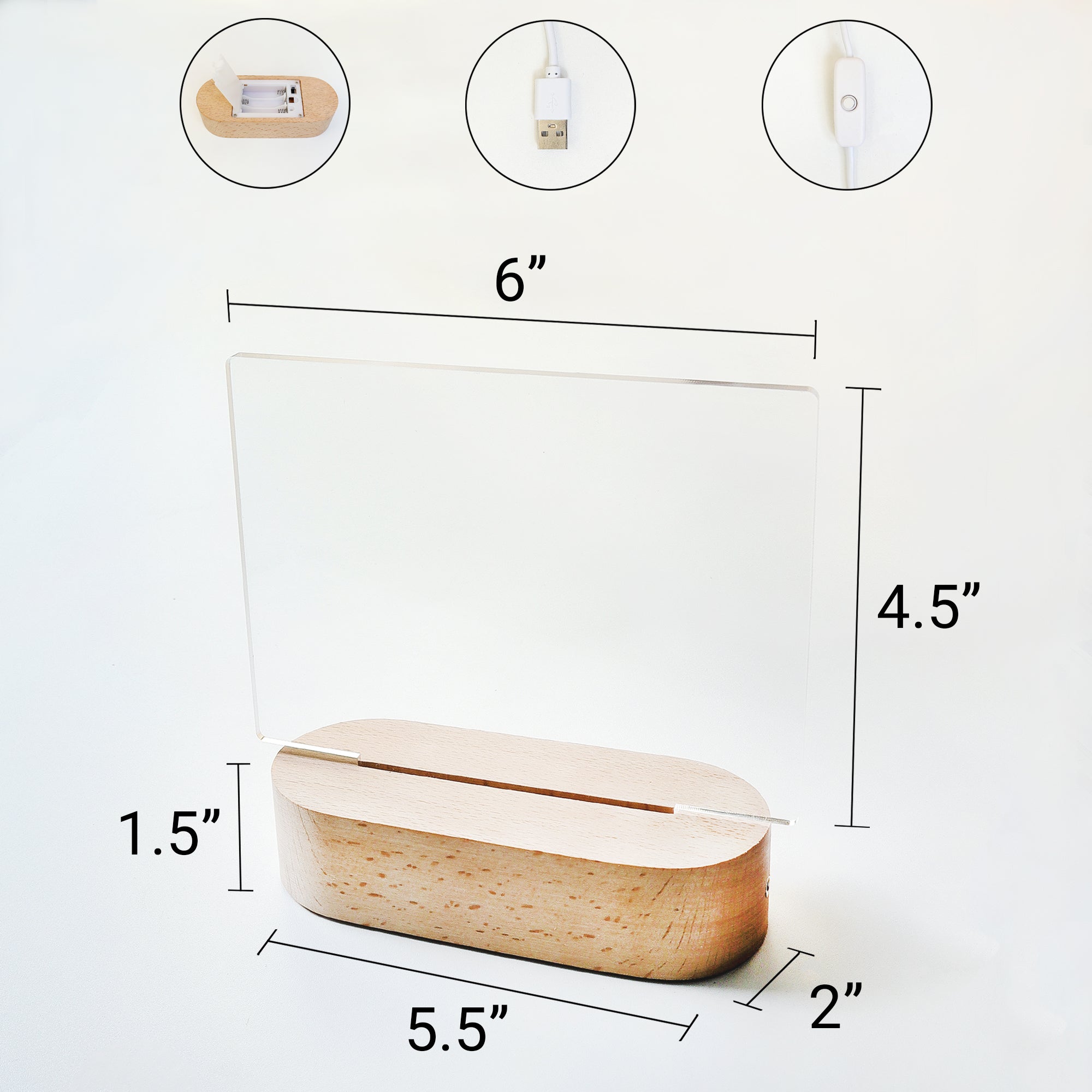 Led Writing Board – Reusable Message & Reminder Light Board