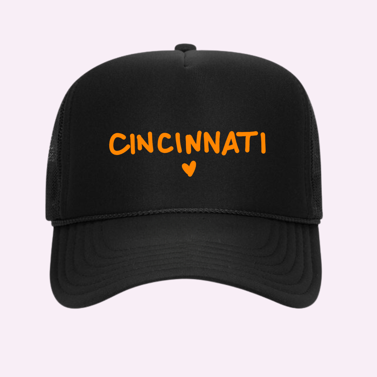 I Love Cincinnati ♡ Printed Trucker Hat