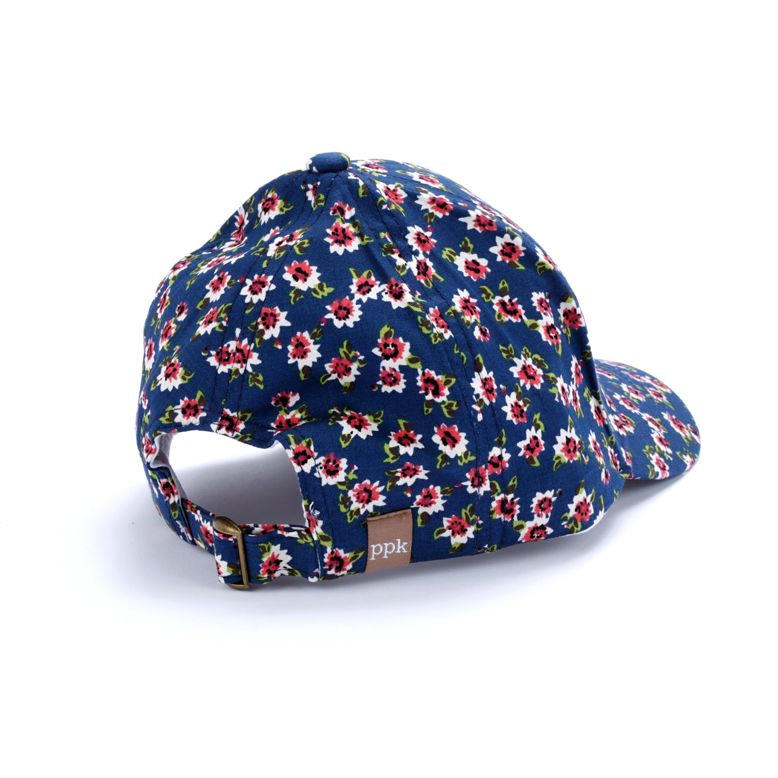 Girls Baseball Cap In Vintage Floral For Girls 2- 12 Years, Natural Cotton, Premium Quality